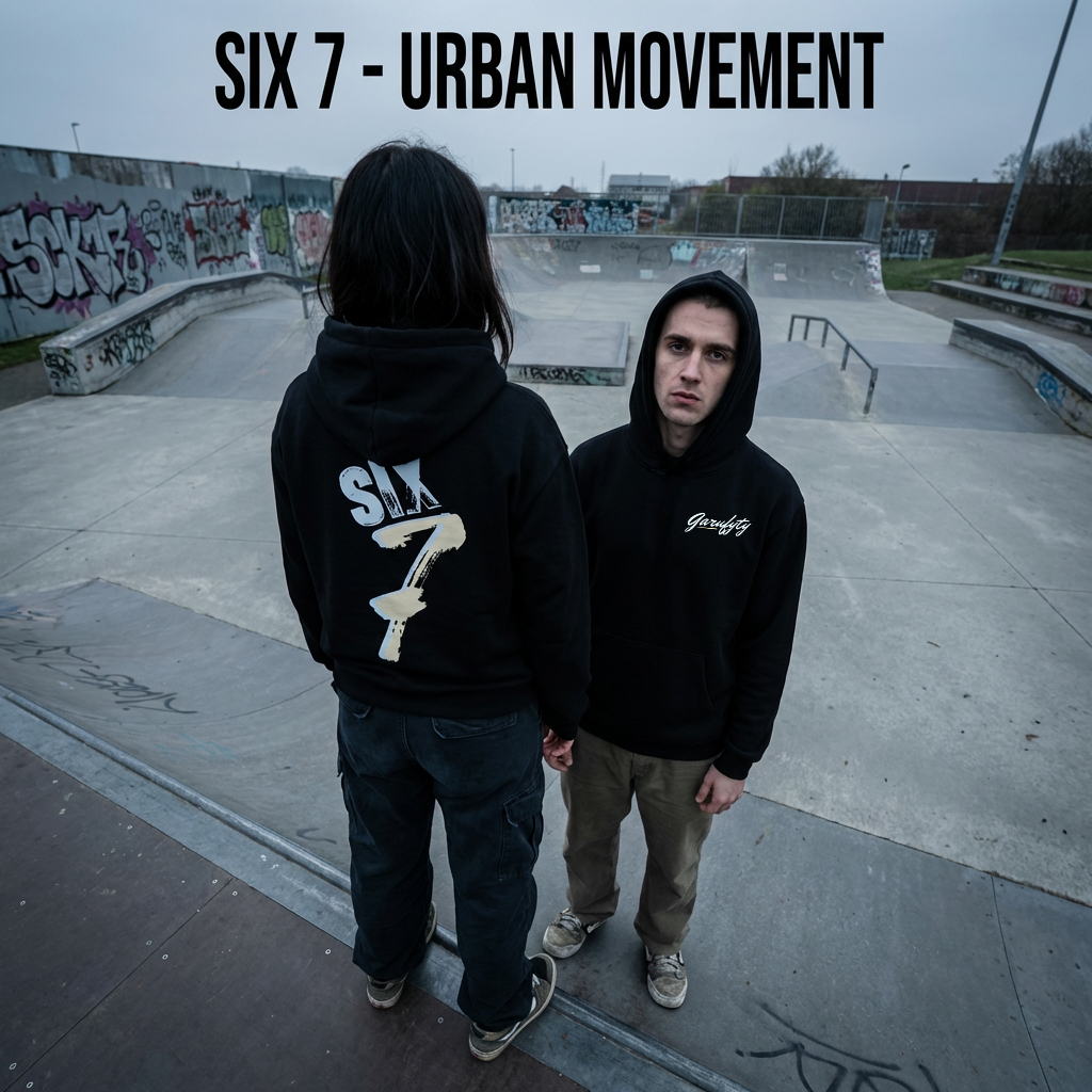 Six Seven Crewneck – Sudadera unisex oversize Garufyty