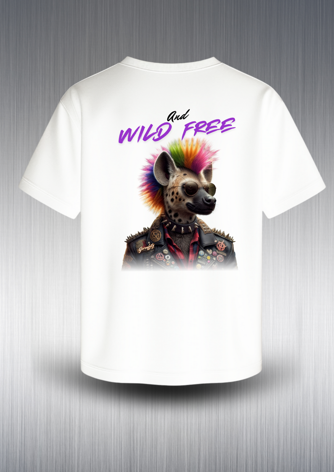Camiseta manga corta Unisex Free Hyena