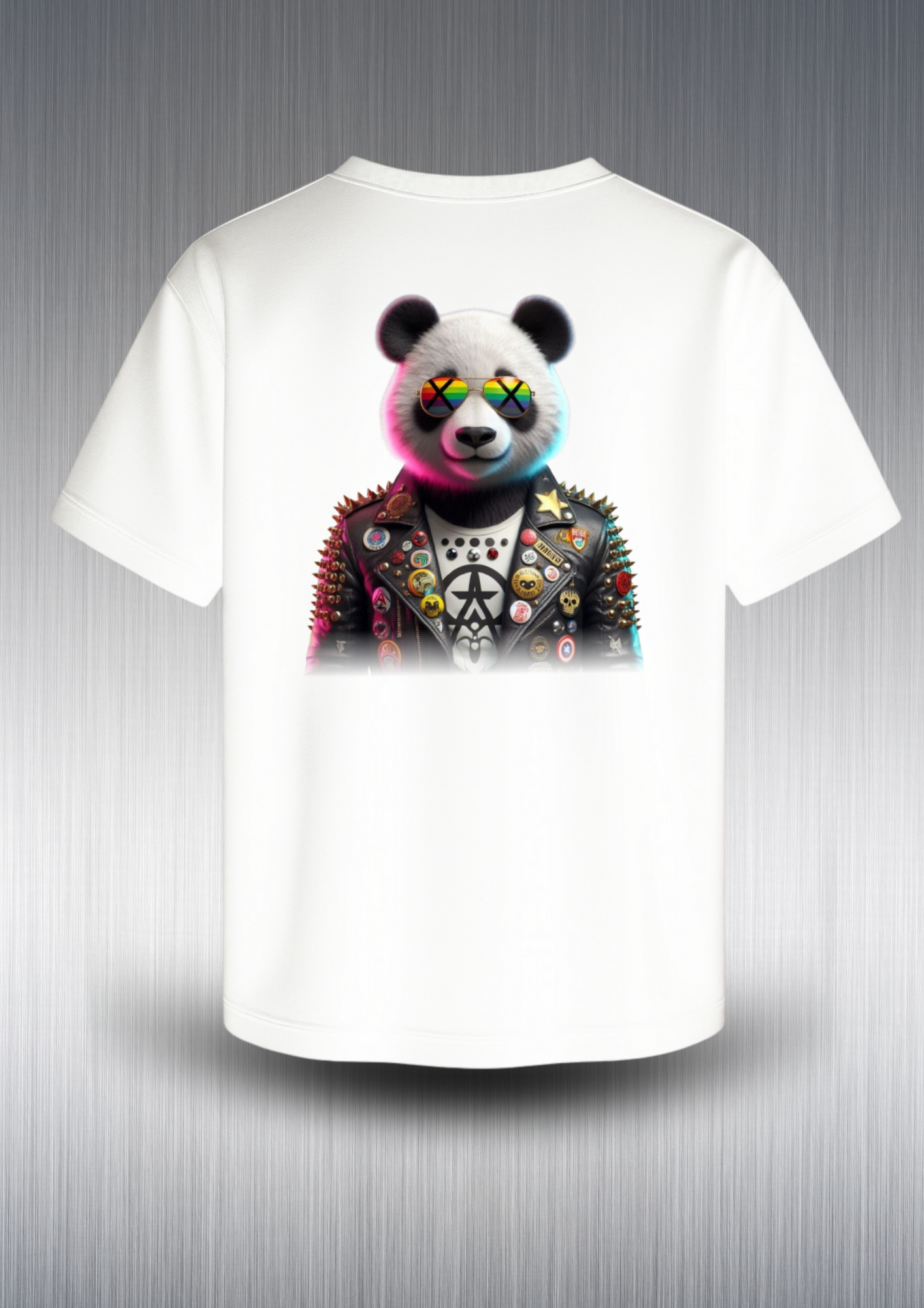 Camiseta manga corta Unisex Rainbow Panda SS25