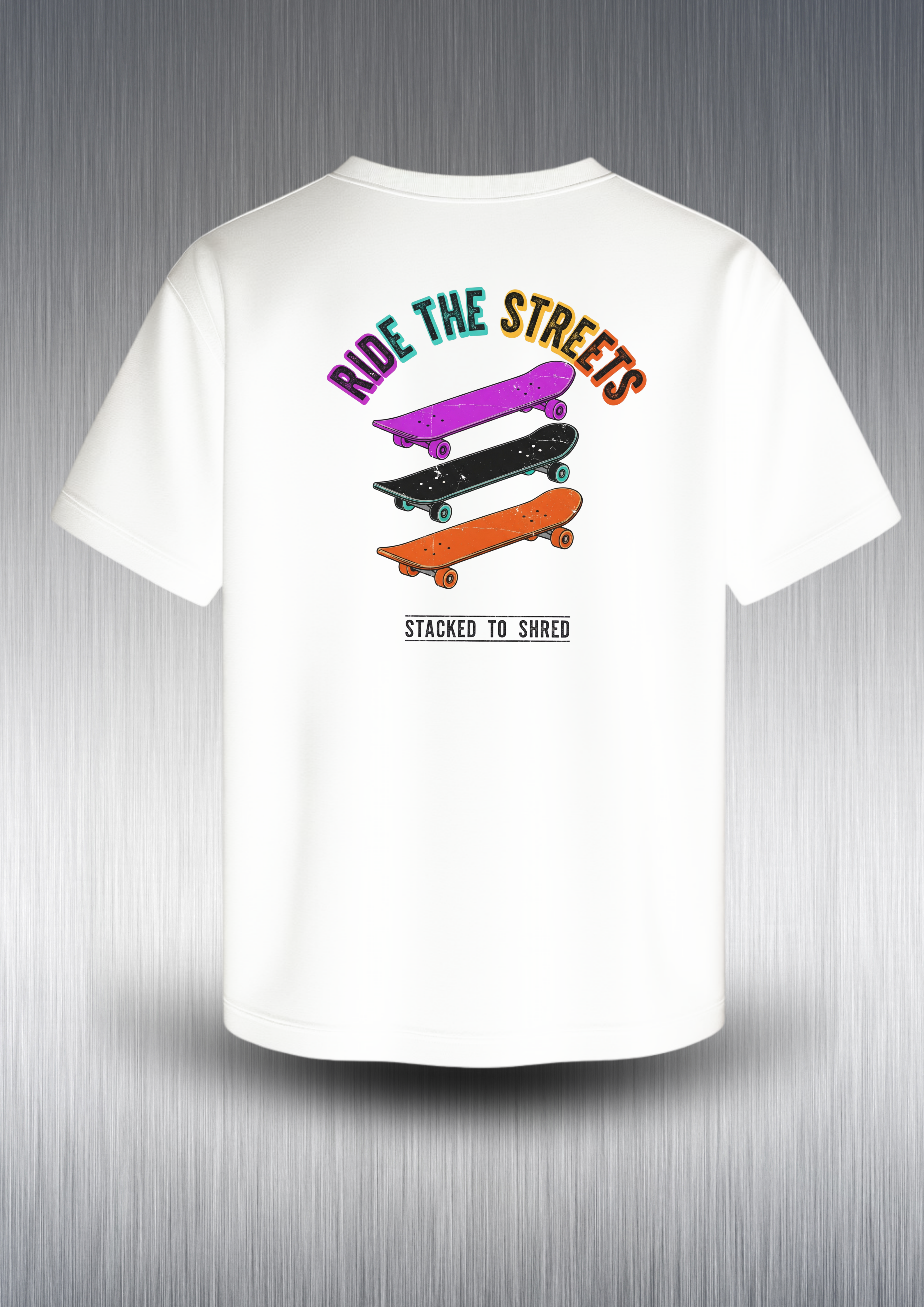 Camiseta Unisex Ride The Streets Garufyty – Streetwear skater rebelde