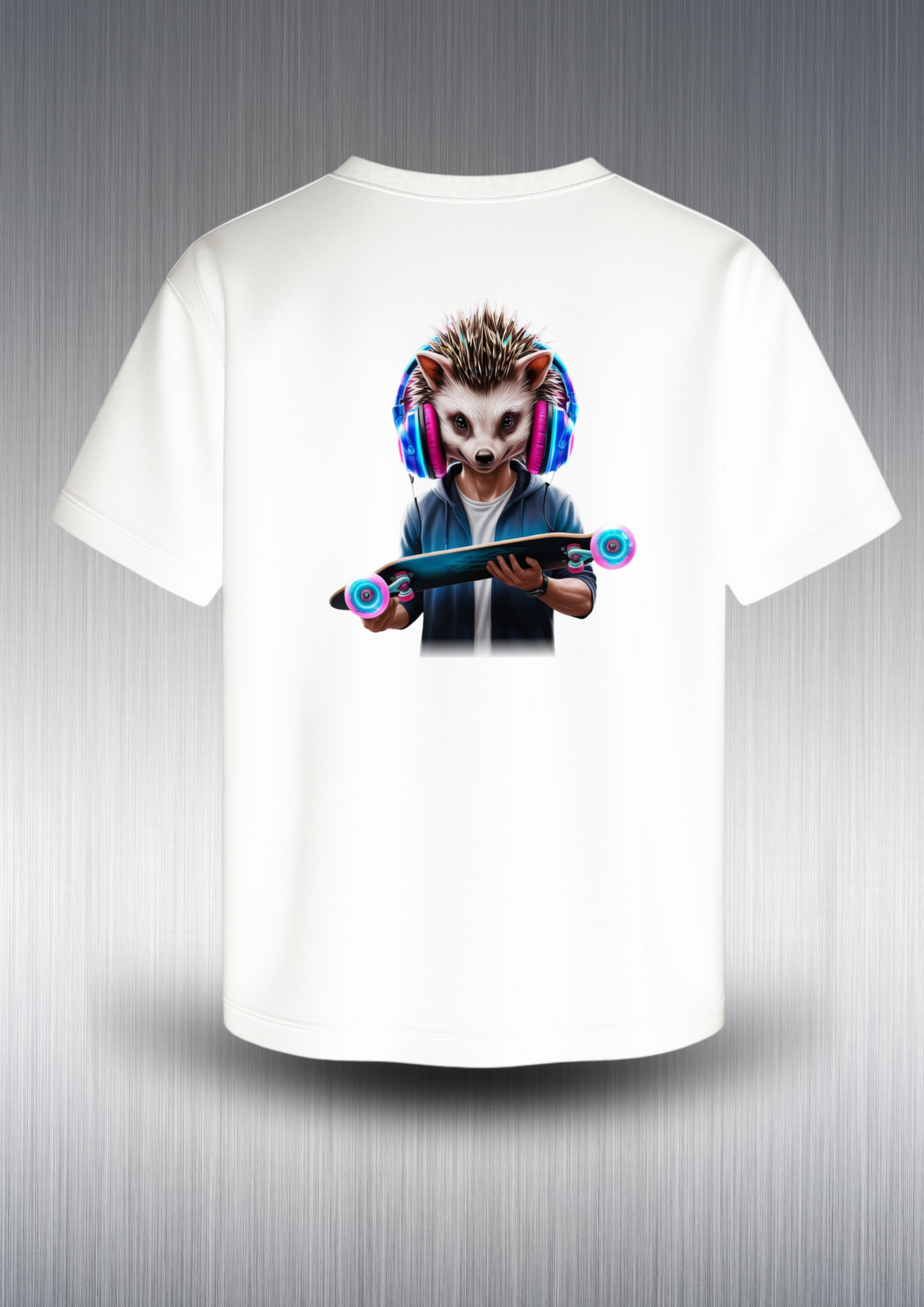 Camiseta manga corta Unisex Skate Hedgehog