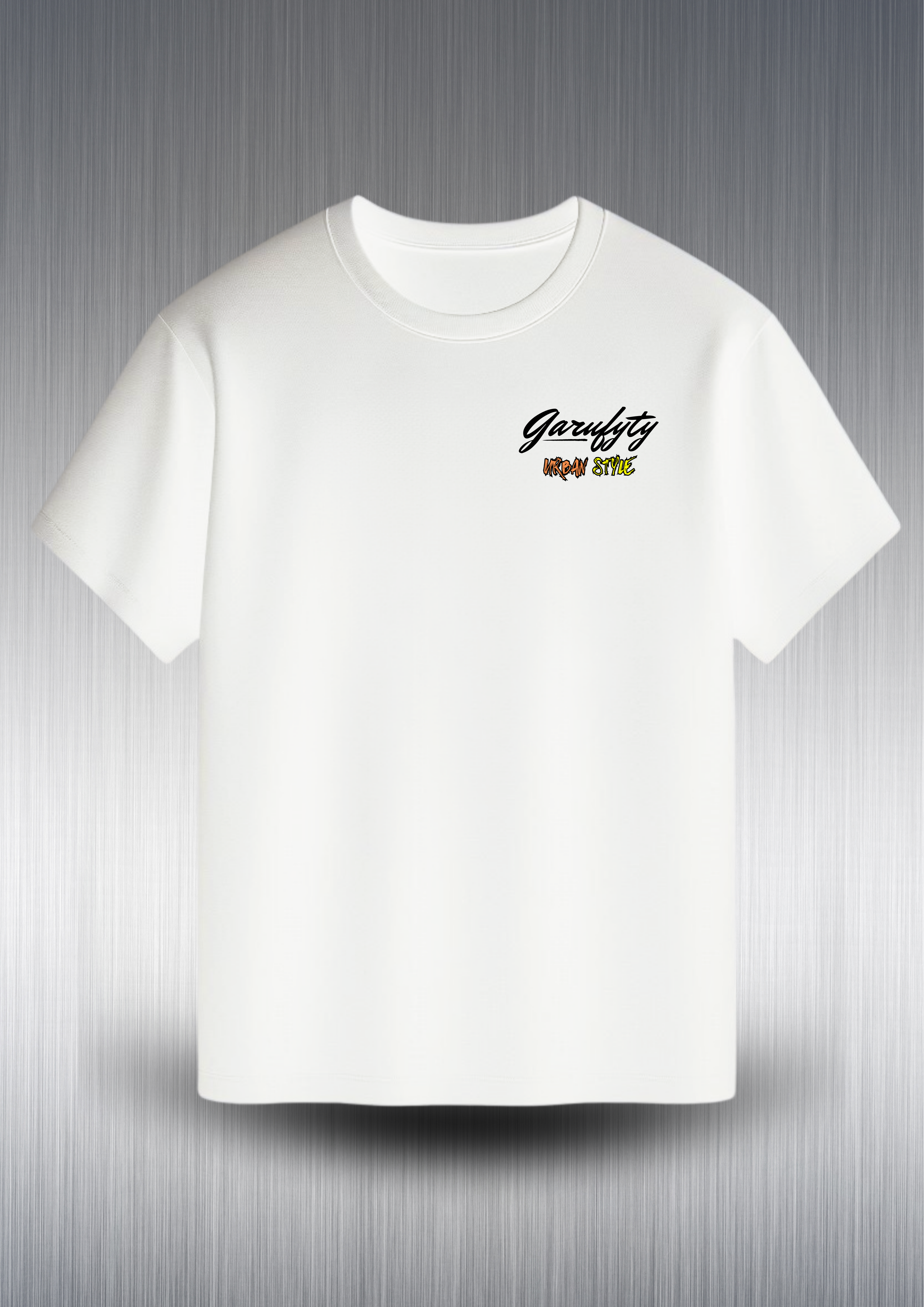 Garufyty Urban Style – Camiseta unisex en blanco y negro