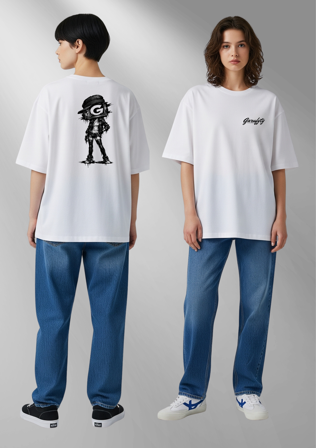 Ciber Woman – Camiseta unisex en algodón premium (Urban Style)