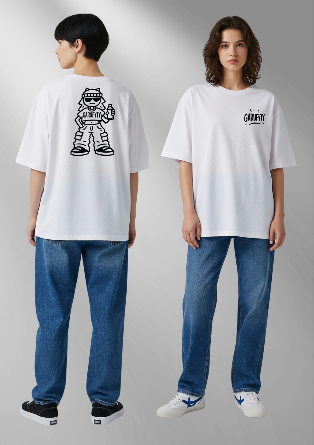 Camiseta  Unisex Monigota Garufyty – Streetwear urbano con actitud rebelde