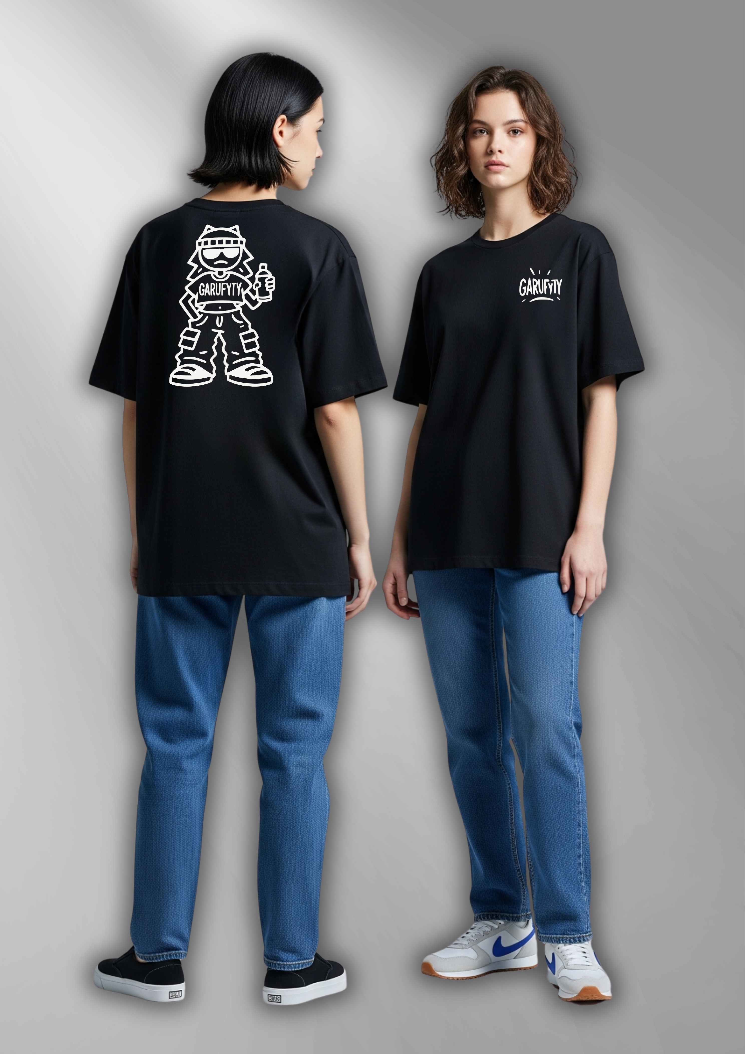 Camiseta  Unisex Monigota Garufyty – Streetwear urbano con actitud rebelde