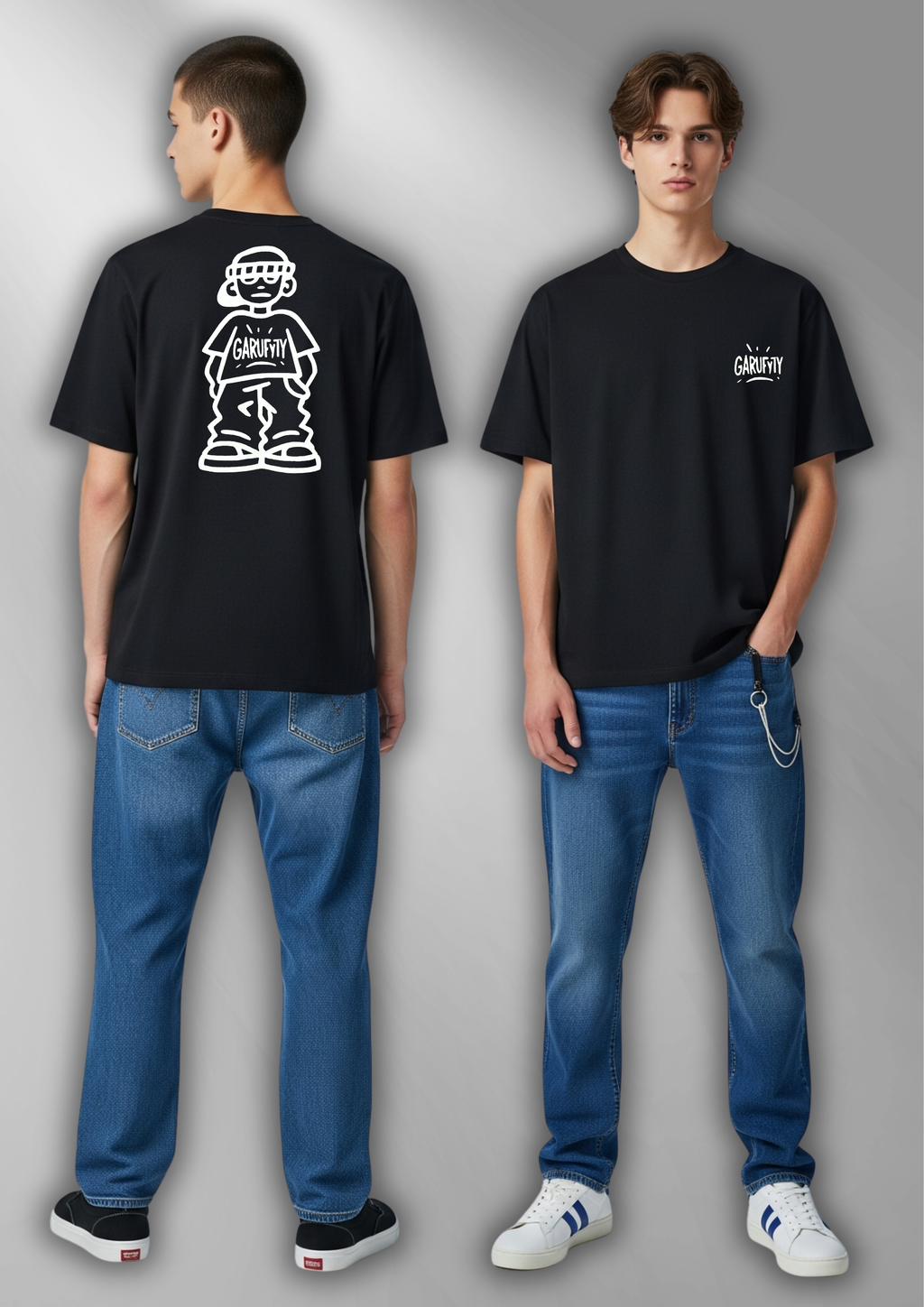 Camiseta Unisex Makako Garufyty – Streetwear urbano con estilo rebelde