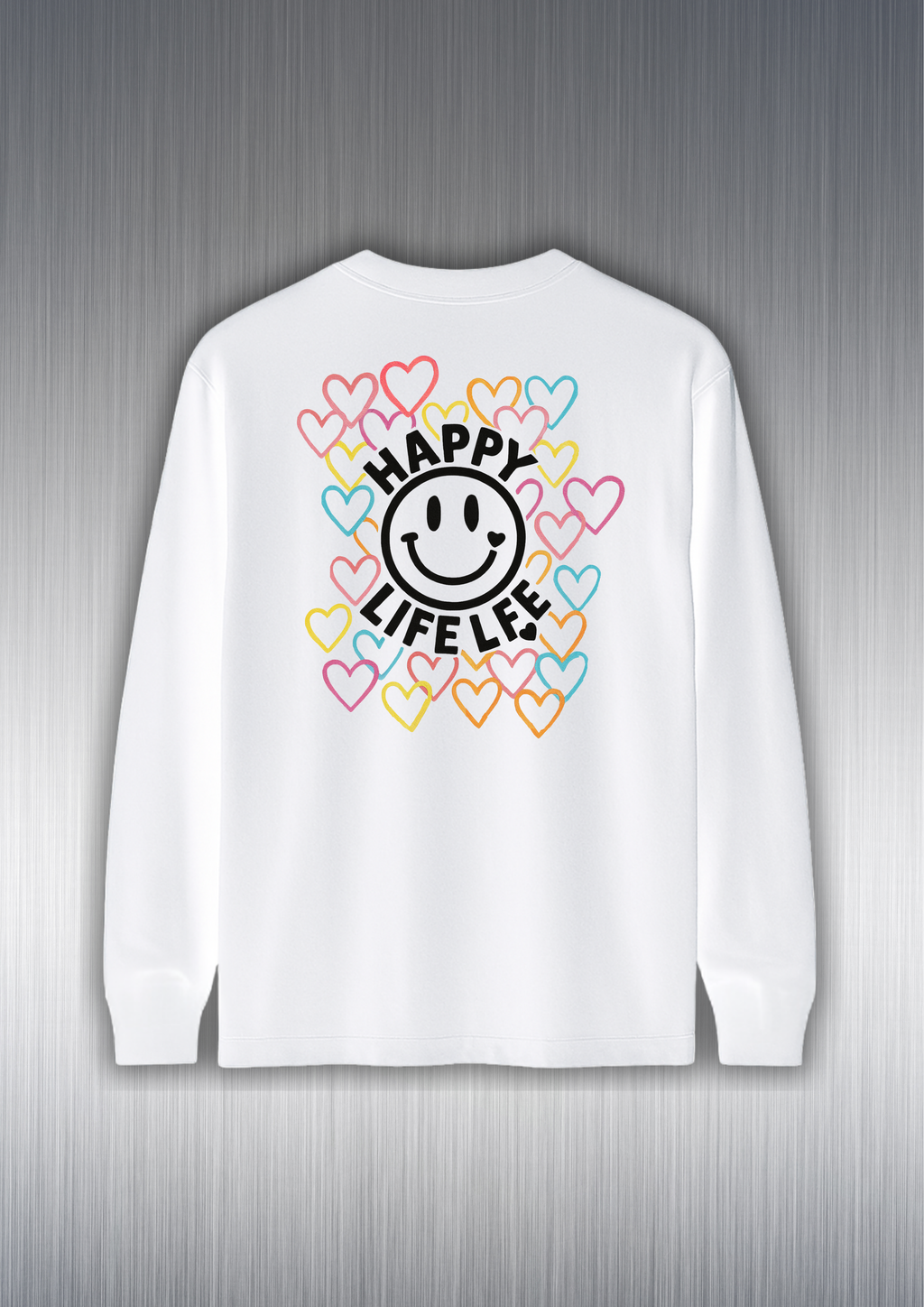 Camiseta Unisex Happy Live Garufyty – Streetwear con energía positiva