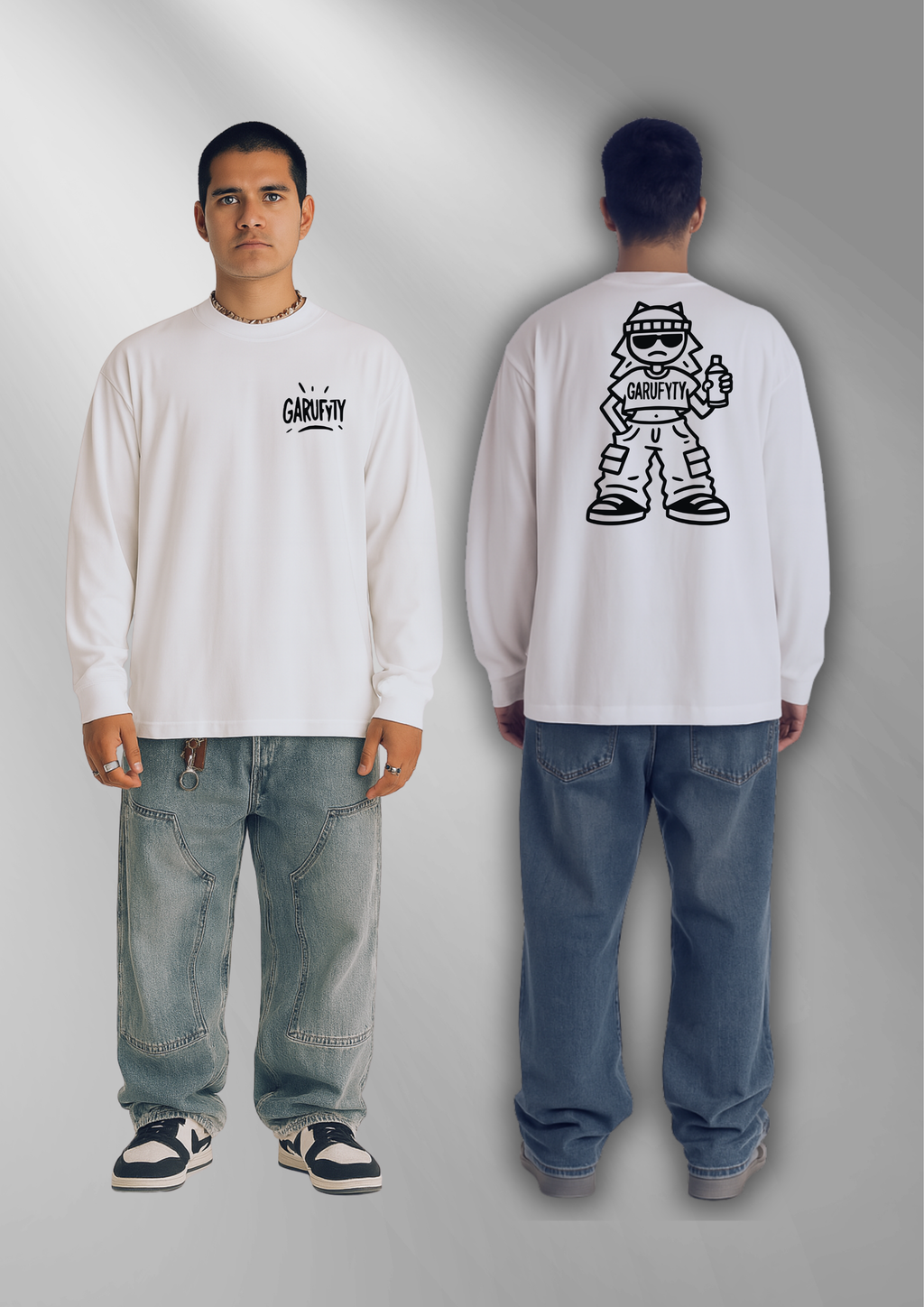 Camiseta  Unisex Monigota Garufyty – Streetwear urbano con actitud rebelde