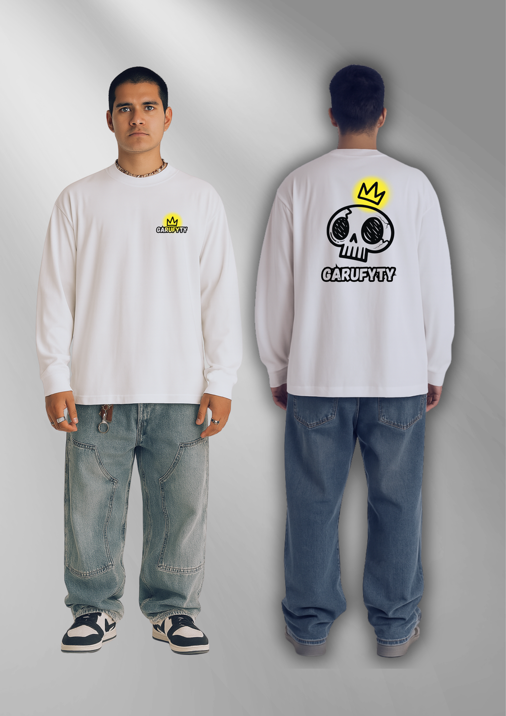 Camiseta Unisex Skull Queen Garufyty – Streetwear urbano con calavera