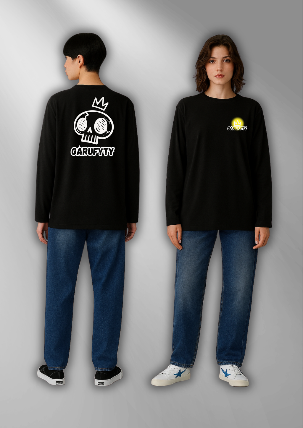 Camiseta Unisex Skull Queen Garufyty – Streetwear urbano con calavera