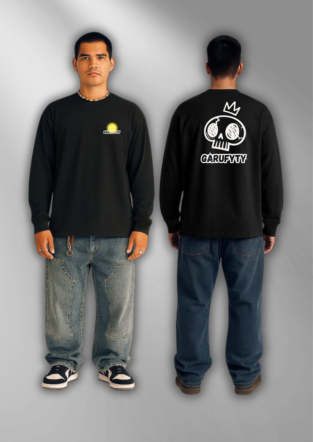 Camiseta Unisex Skull Queen Garufyty – Streetwear urbano con calavera