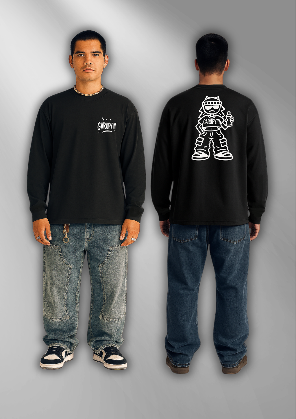 Camiseta  Unisex Monigota Garufyty – Streetwear urbano con actitud rebelde