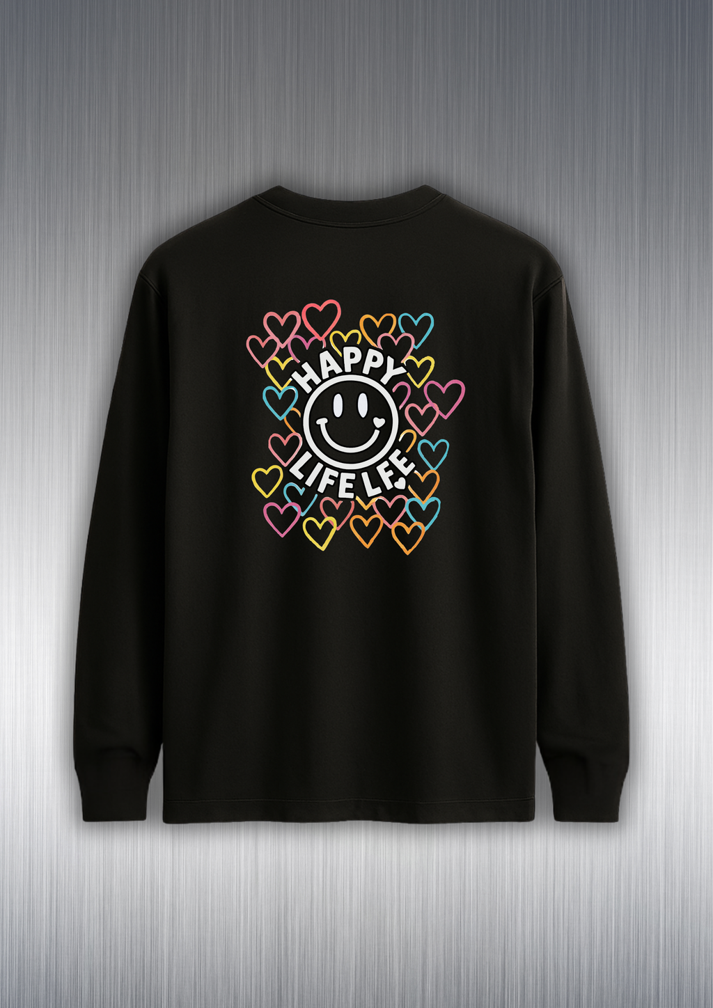 Camiseta Unisex Happy Live Garufyty – Streetwear con energía positiva