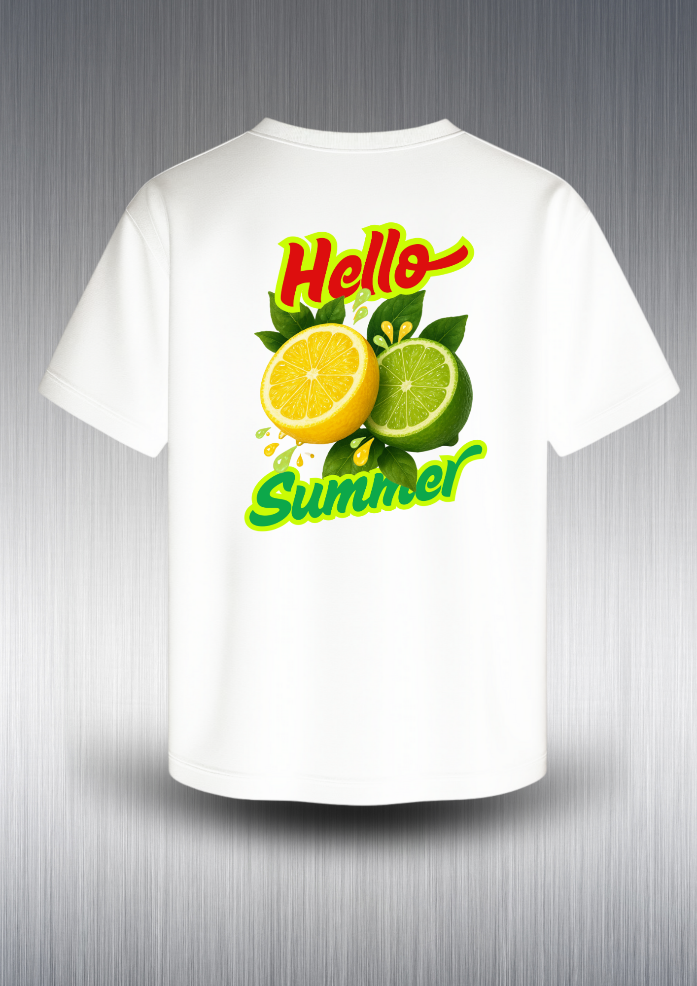 Camiseta manga corta Unisex Lemon Summer