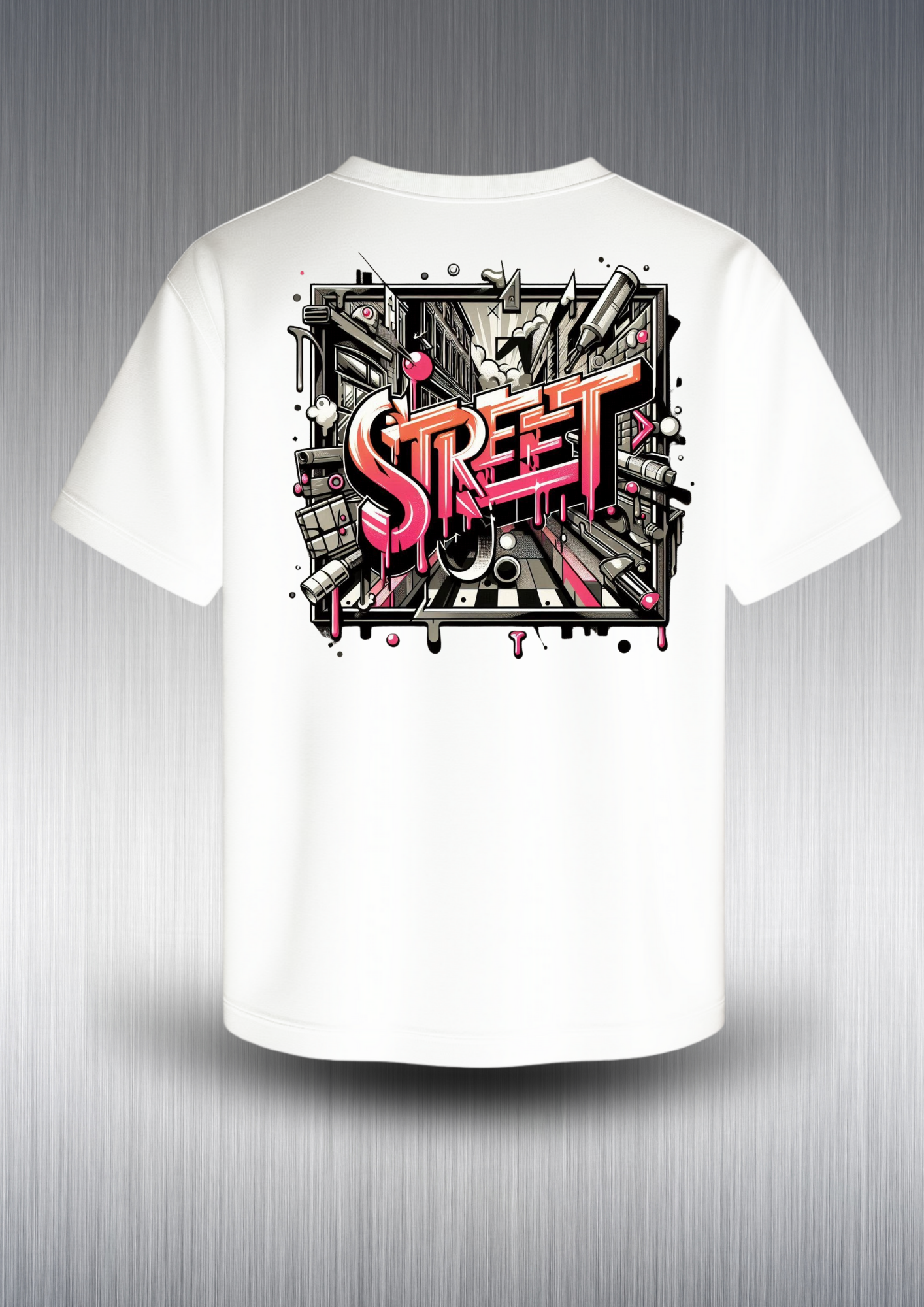 Camiseta manga corta Unisex Street Graffiti