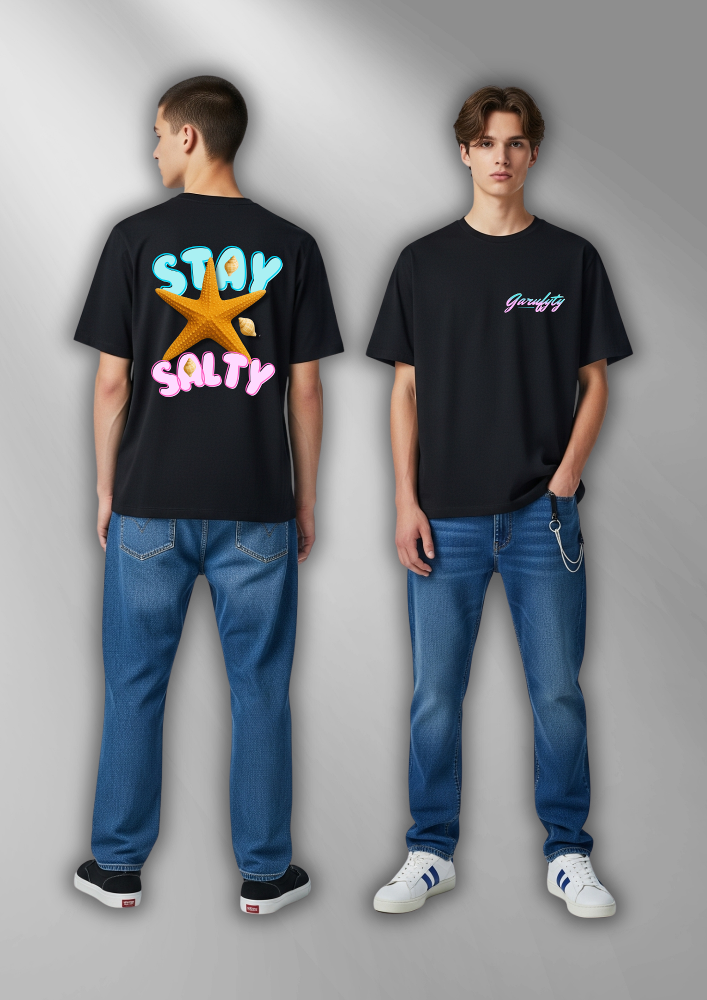 Camiseta manga corta Unisex Stay Salty
