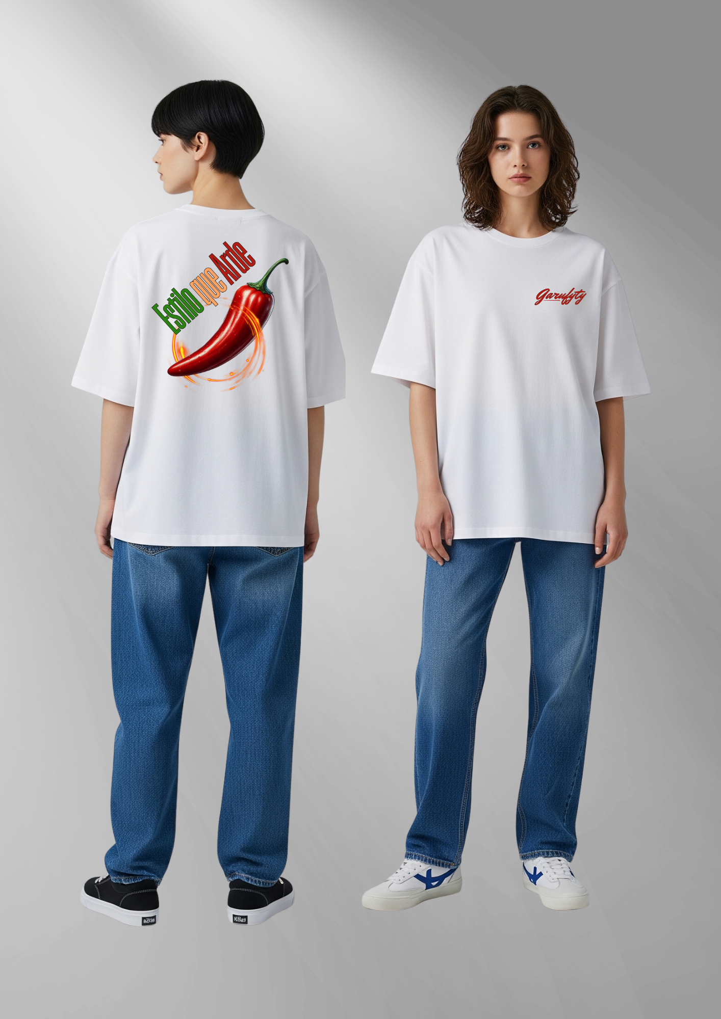 Camiseta manga corta Unisex Chili Pepper