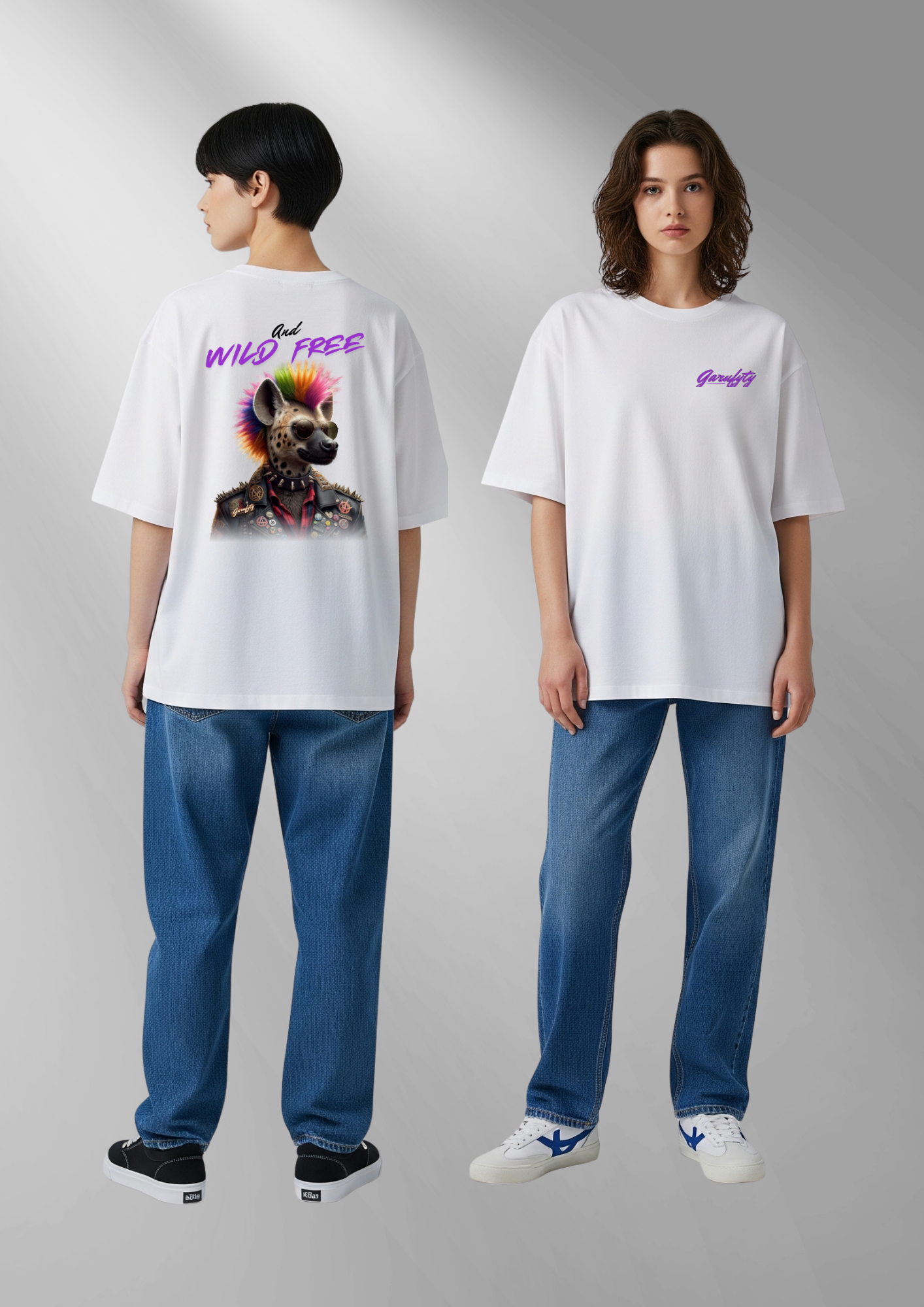 Camiseta manga corta Unisex Free Hyena