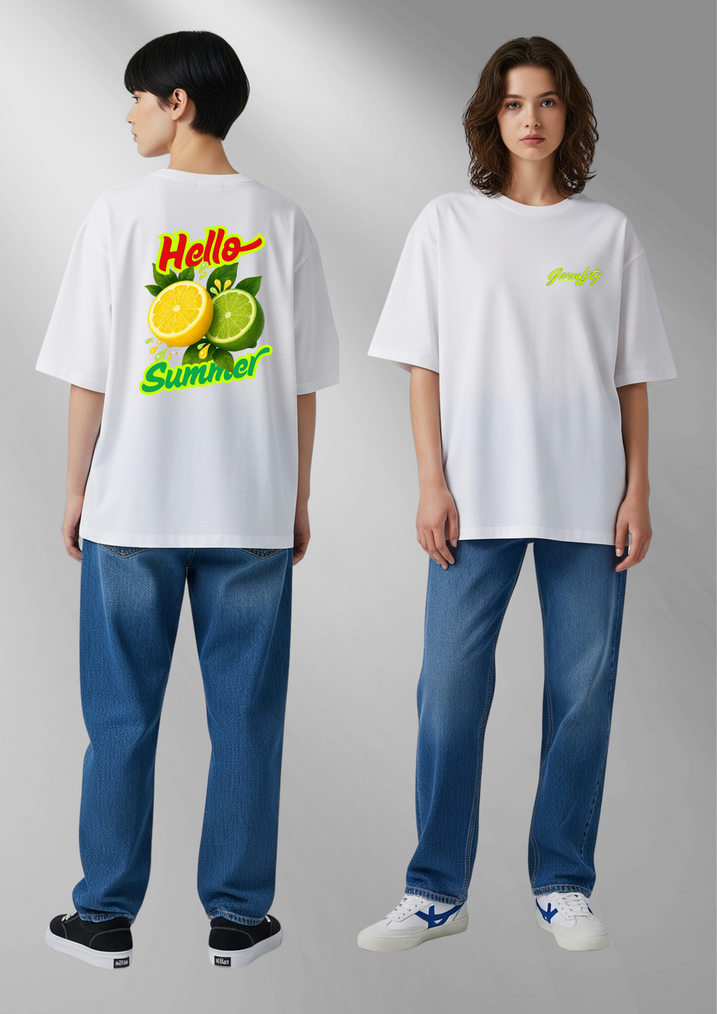 Camiseta manga corta Unisex Lemon Summer