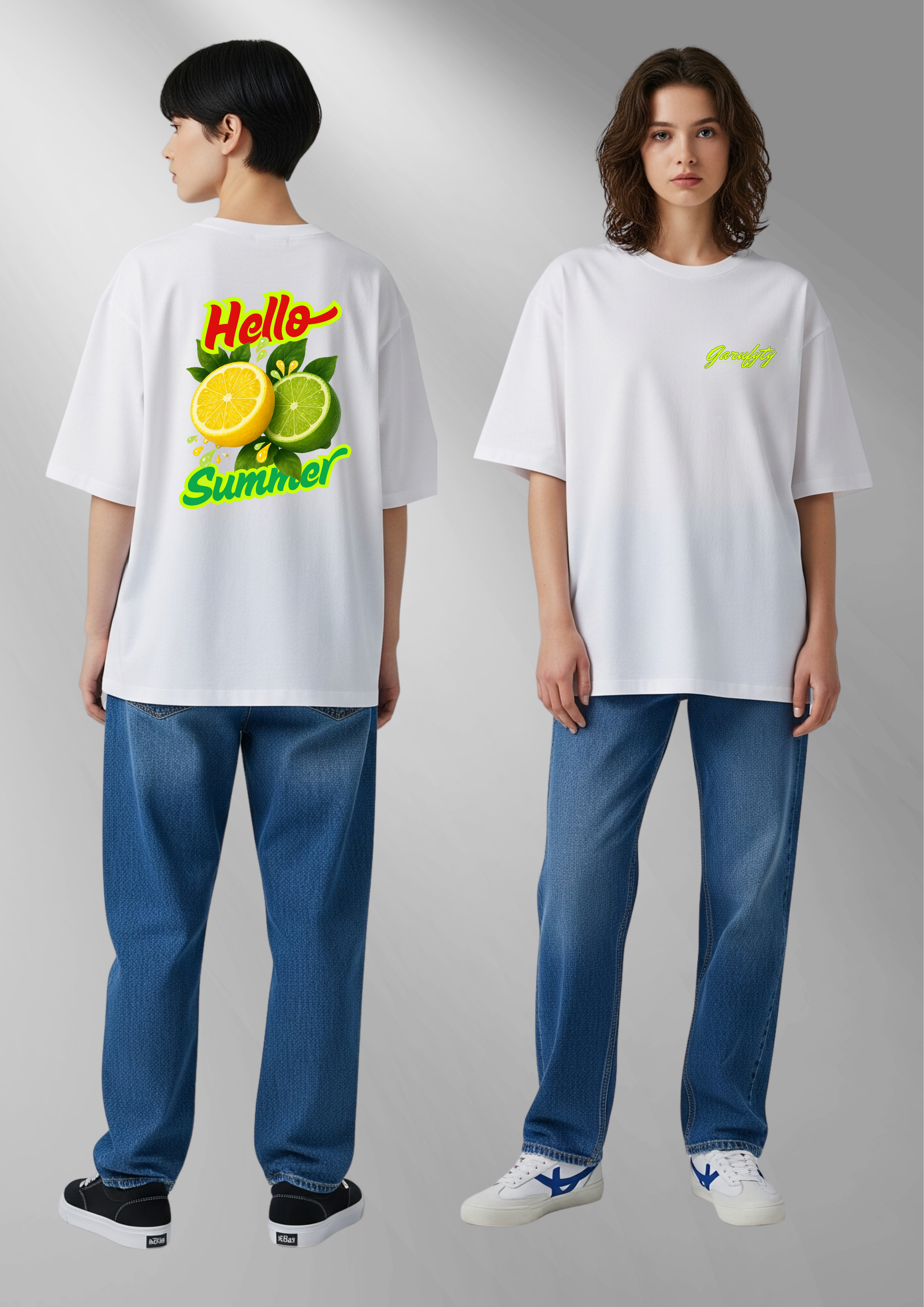 Camiseta manga corta Unisex Lemon Summer
