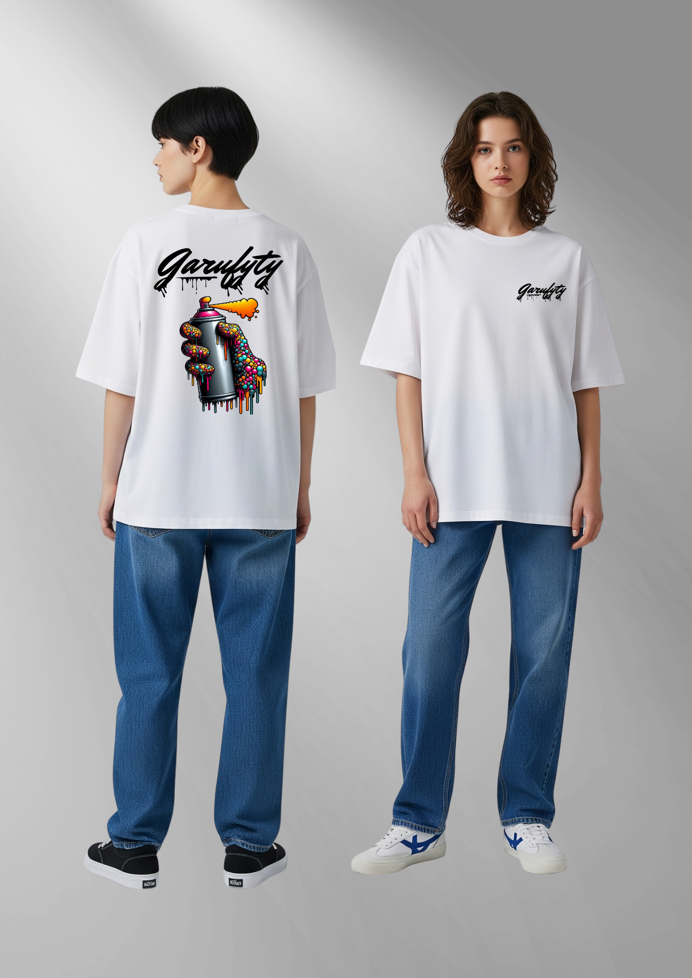 Camiseta manga corta Unisex Graffitti