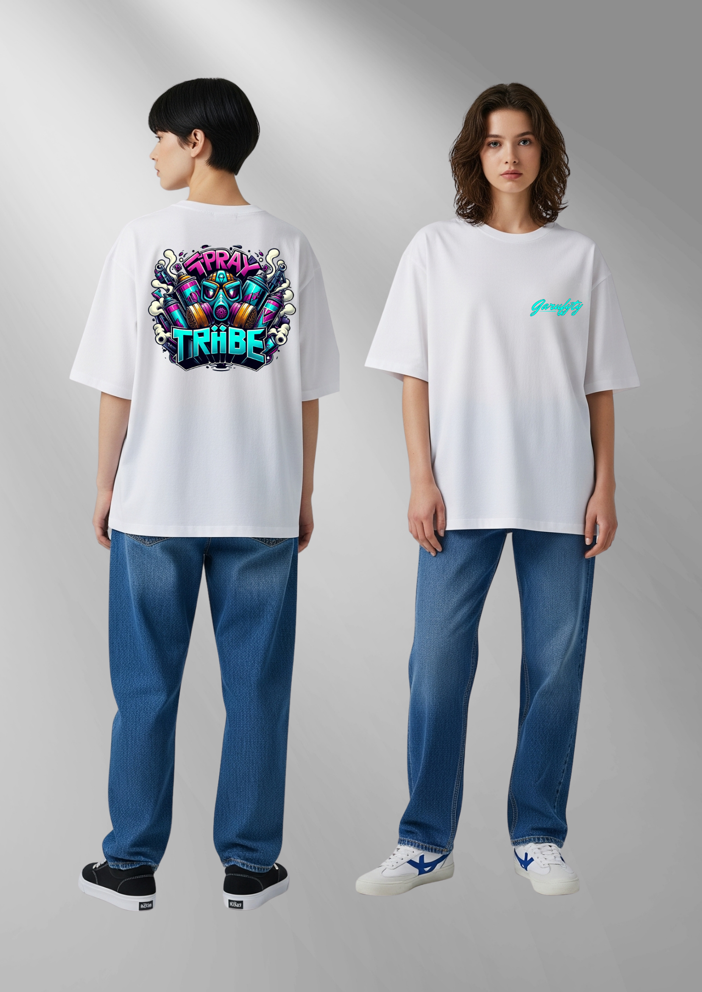 Camiseta manga corta Unisex Spray Tribe
