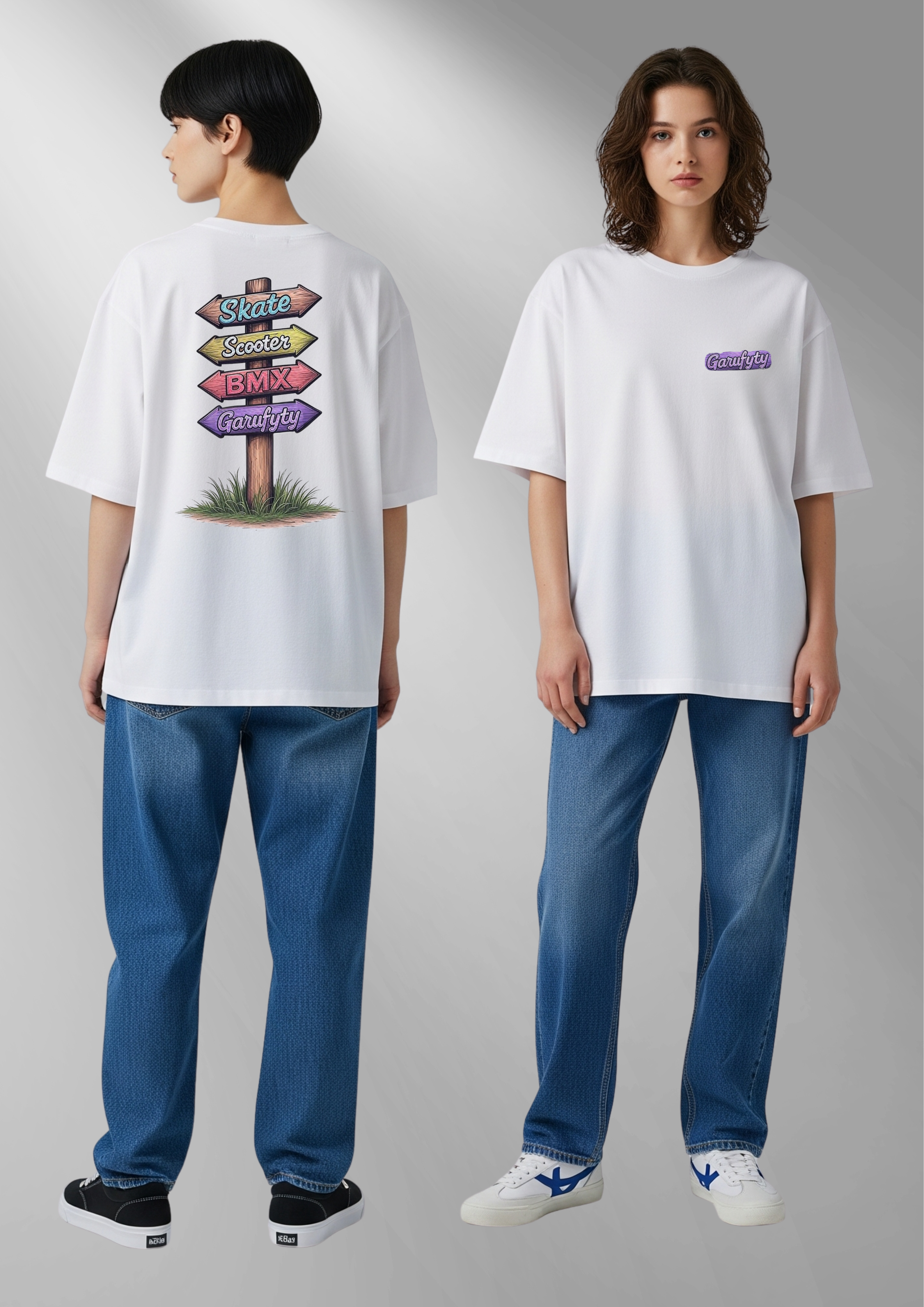 Camiseta Unisex Vida Urbana Garufyty – Streetwear rebelde y deportivo