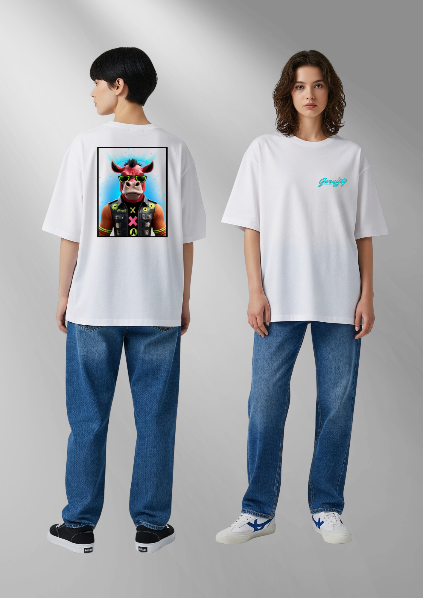 Camiseta manga corta Unisex Blue Calf