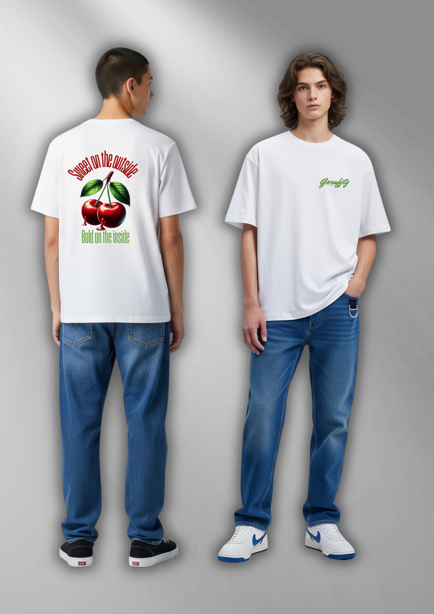 Camiseta manga corta Unisex Cherry Attitude