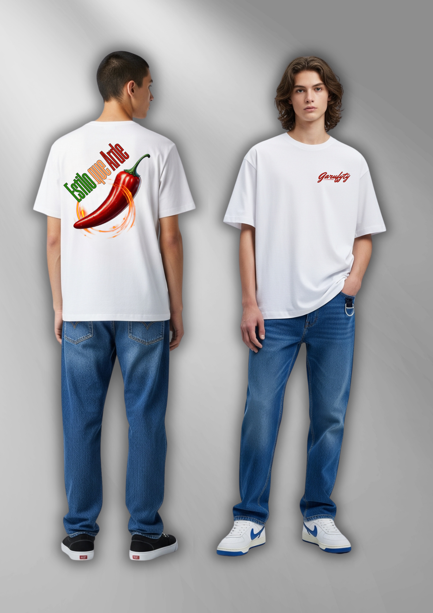 Camiseta manga corta Unisex Chili Pepper
