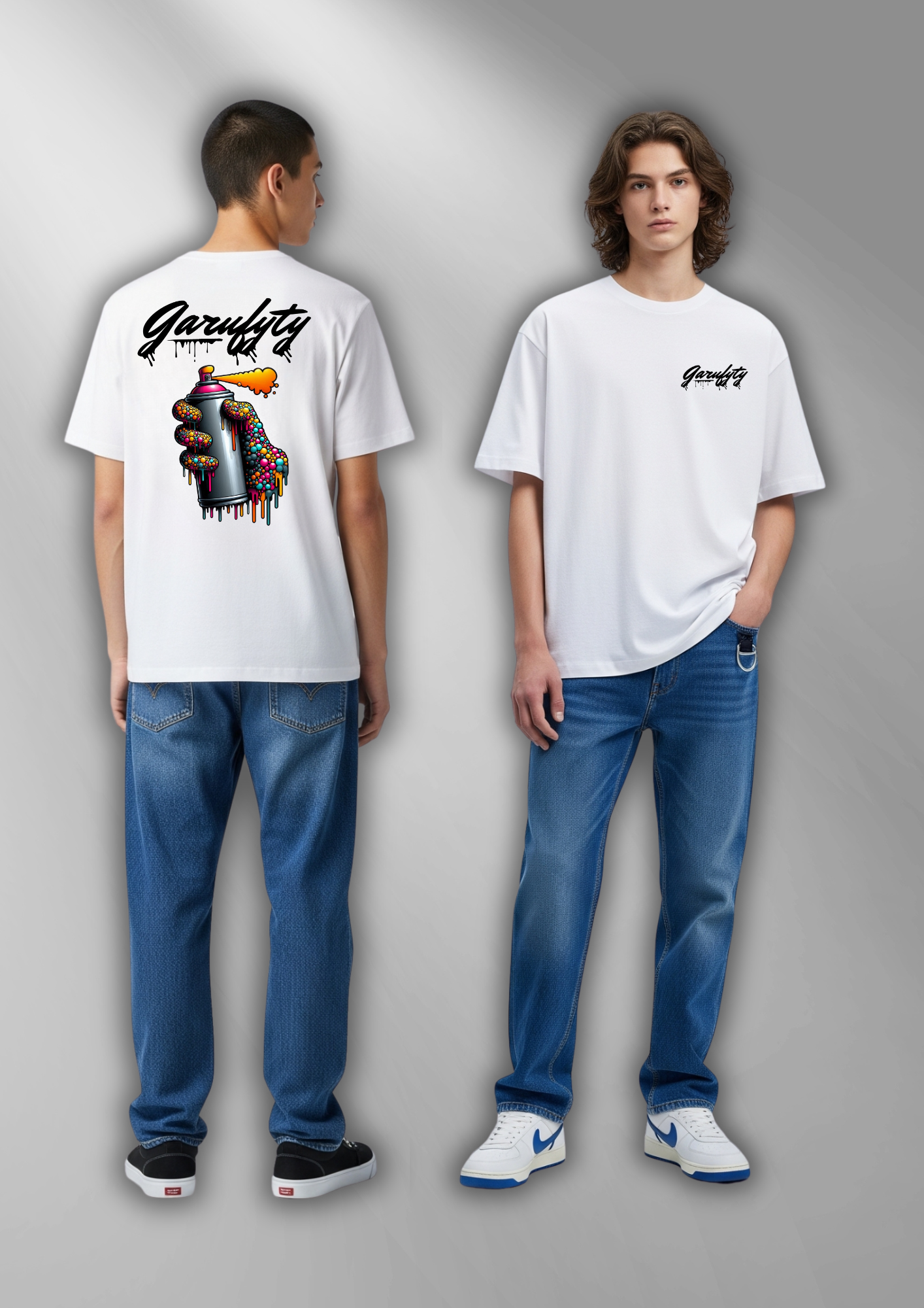 Camiseta manga corta Unisex Graffitti