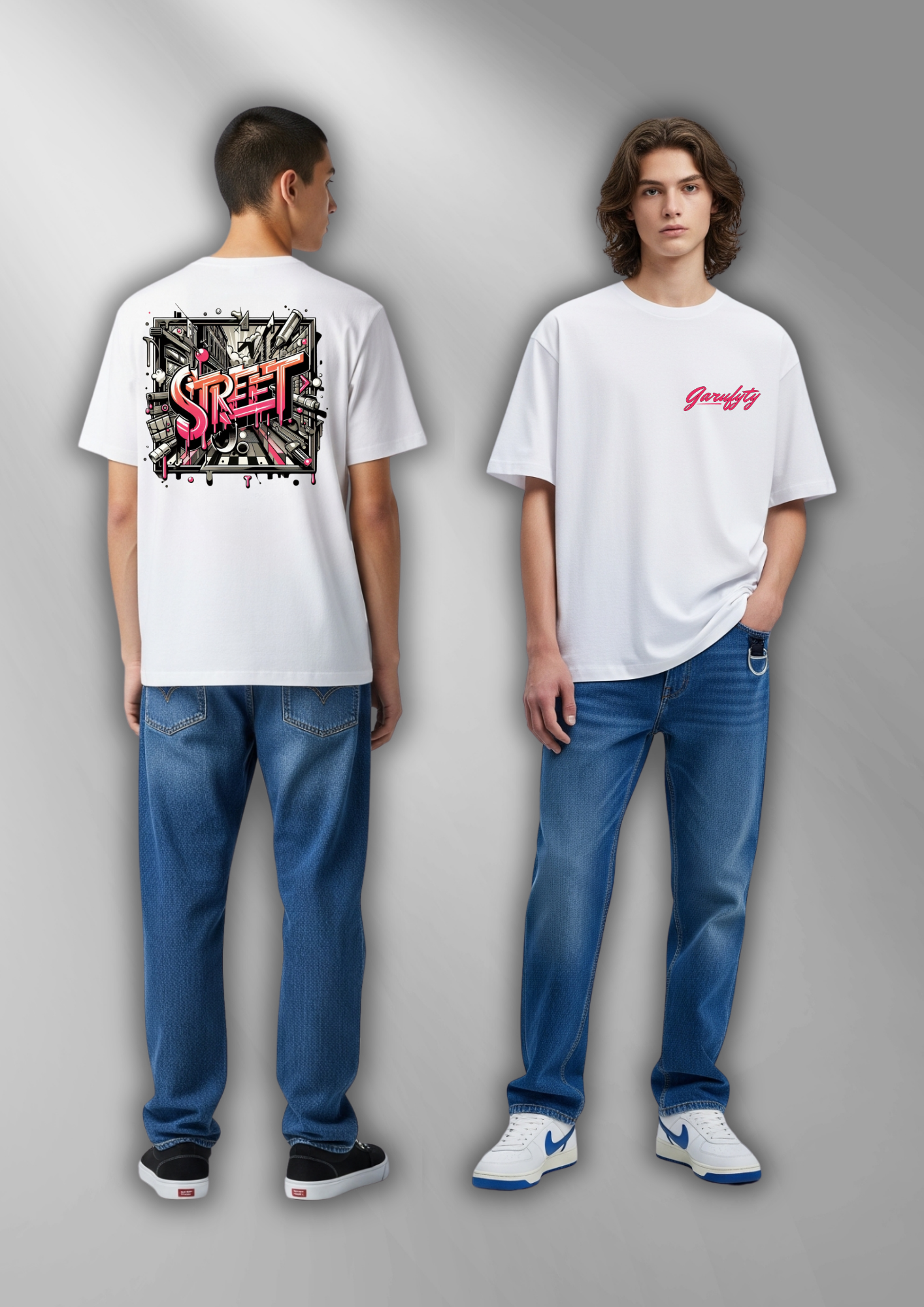 Camiseta manga corta Unisex Street Graffiti