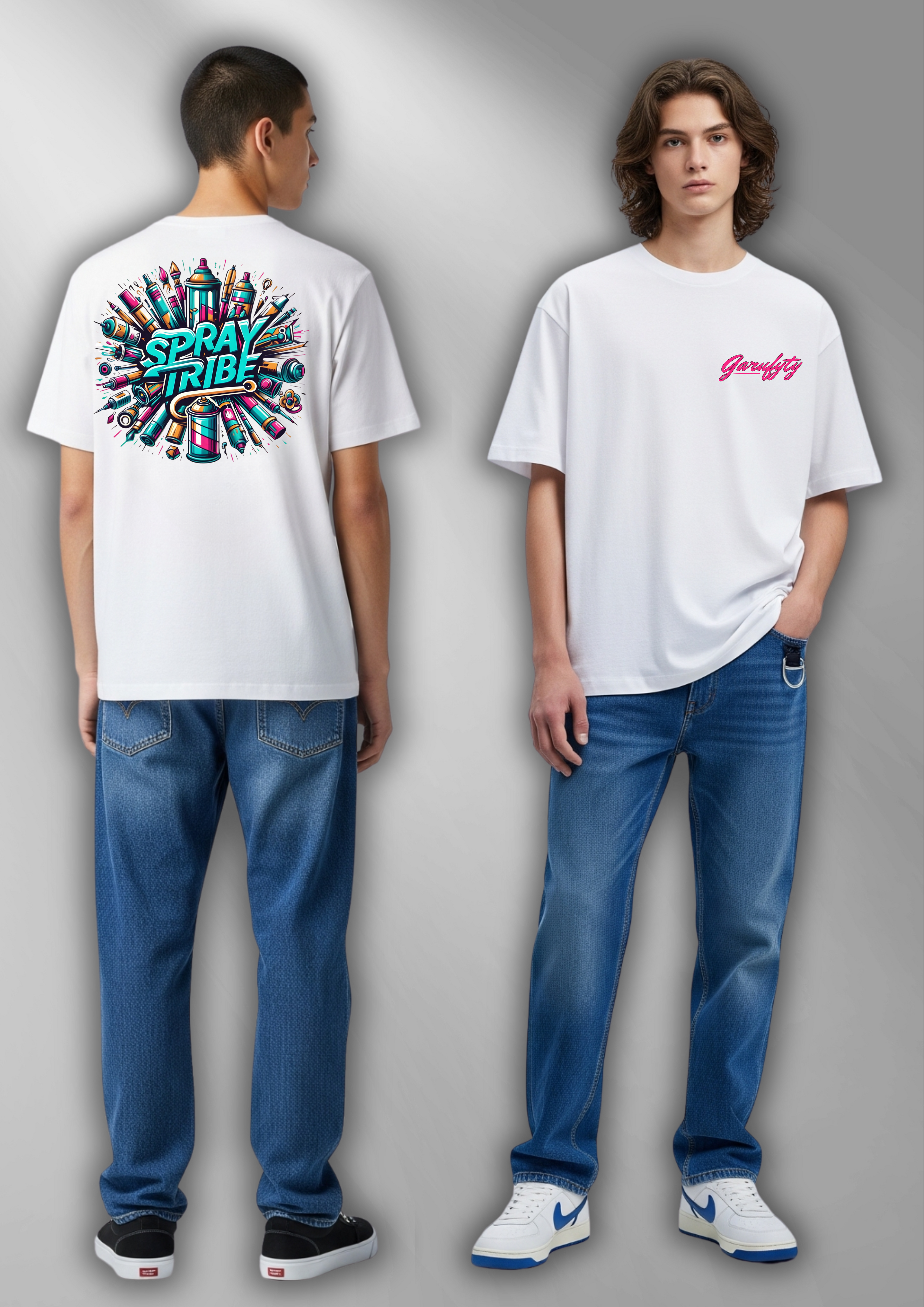 Camiseta manga corta Unisex Spray Tribe2.0