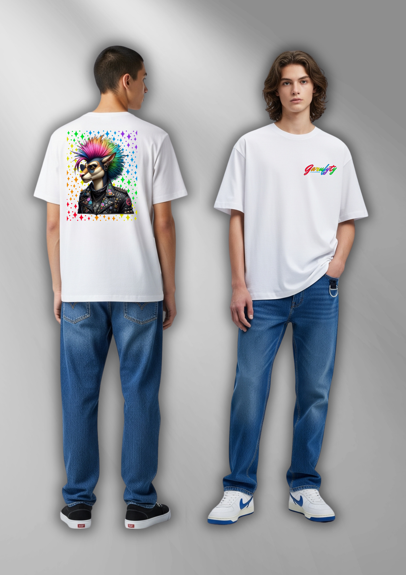 Camiseta manga corta Unisex Starry Cat