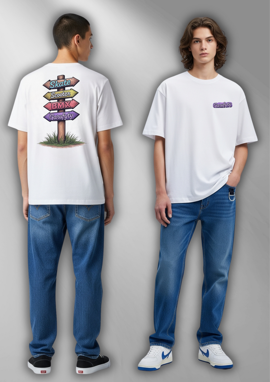 Camiseta Unisex Vida Urbana Garufyty – Streetwear rebelde y deportivo