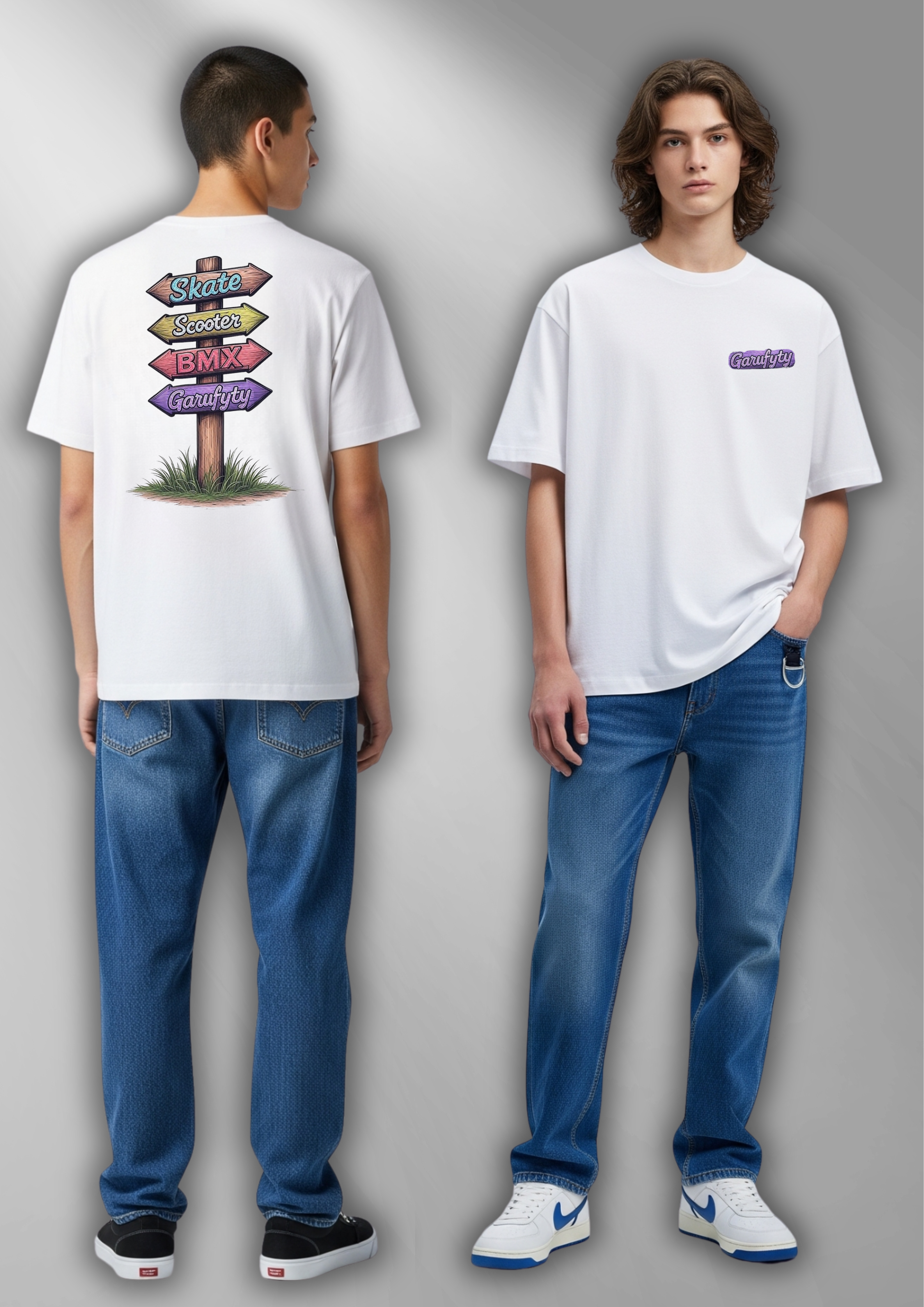 Camiseta Unisex Vida Urbana Garufyty – Streetwear rebelde y deportivo