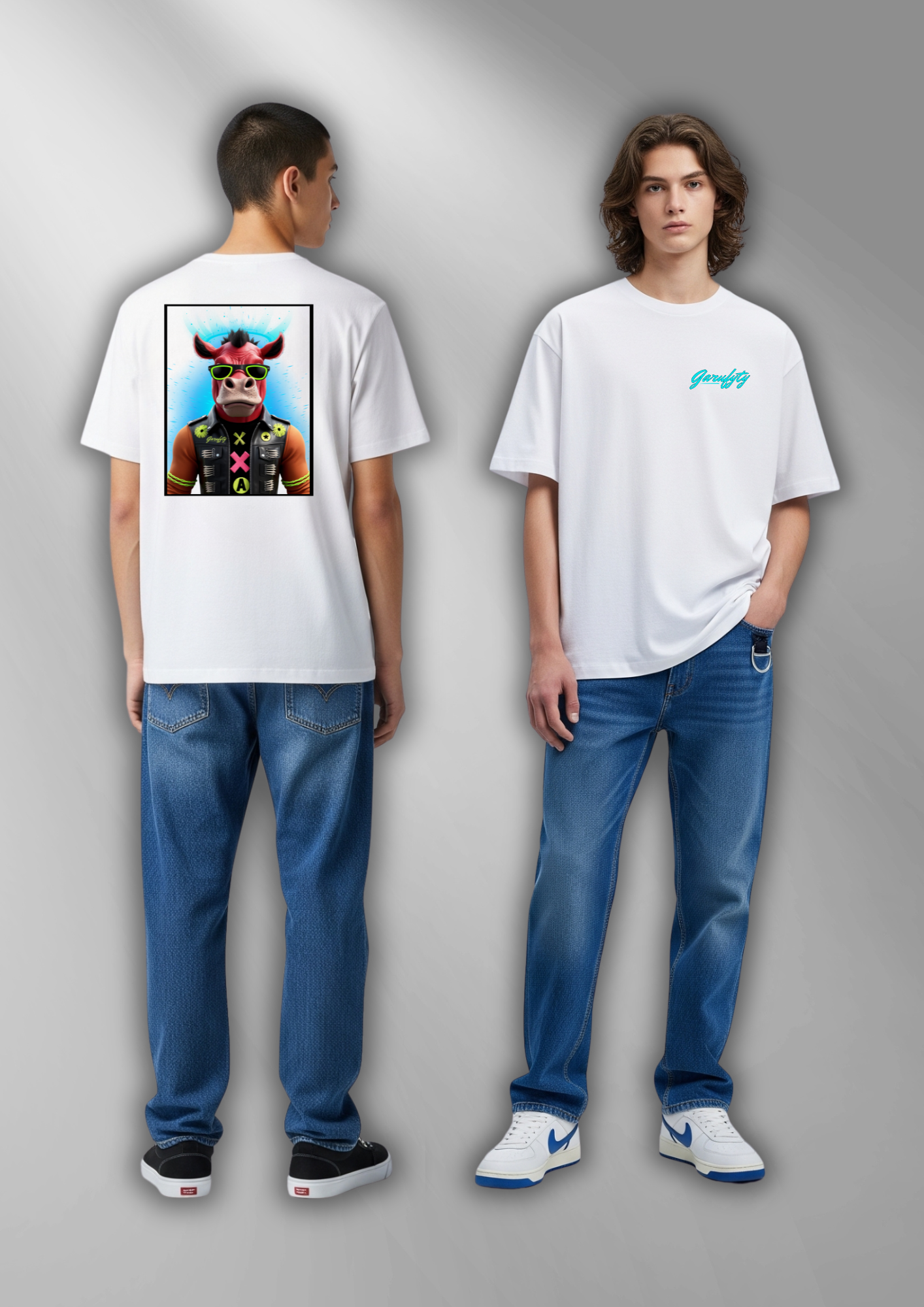 Camiseta manga corta Unisex Blue Calf