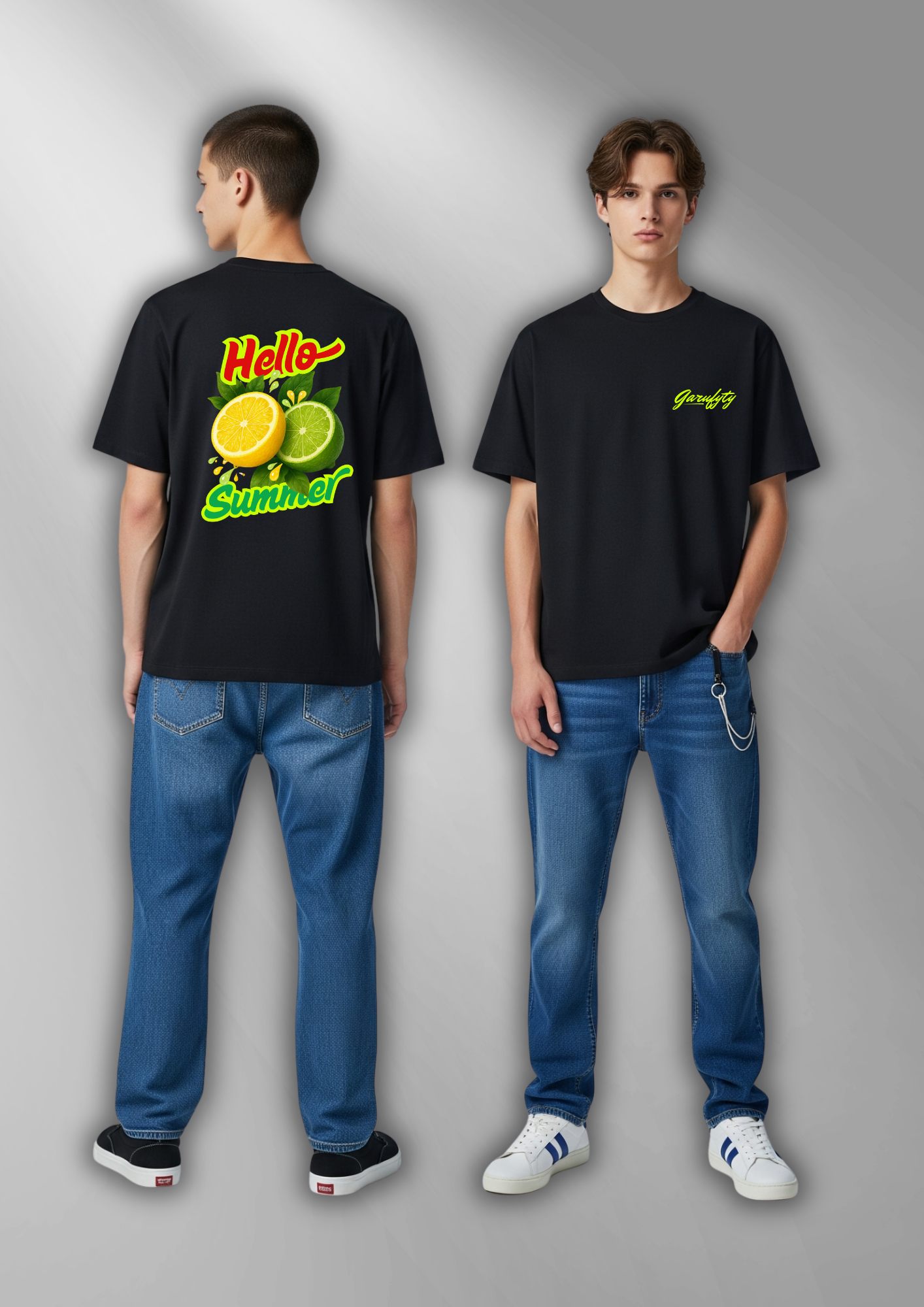 Camiseta manga corta Unisex Lemon Summer