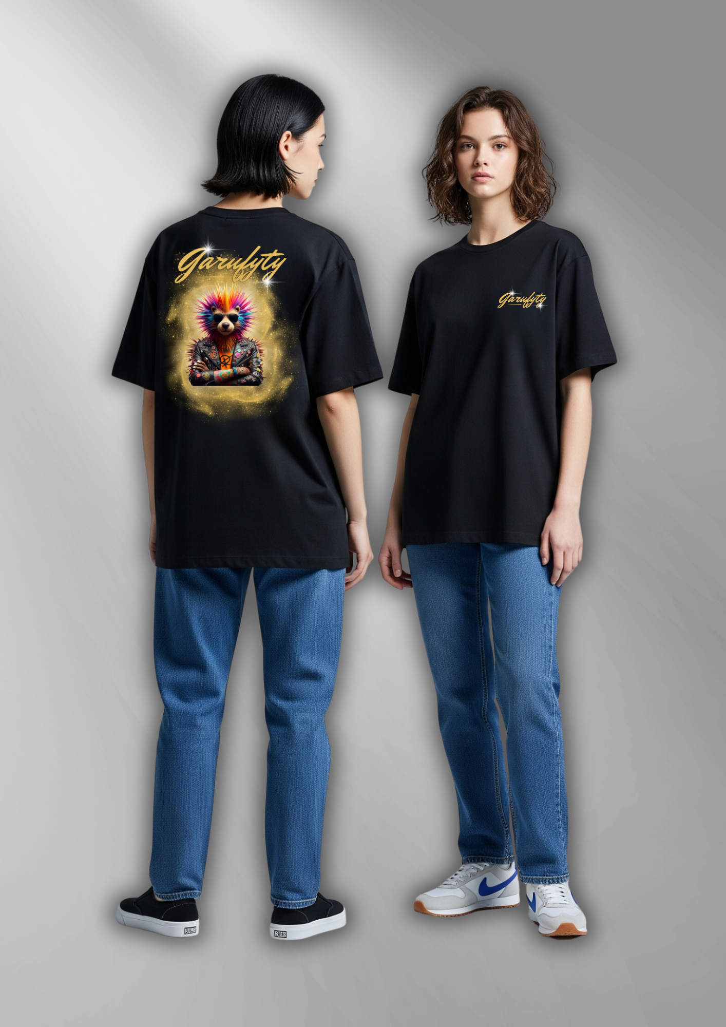 Camiseta manga corta Unisex Rock Hedgehot
