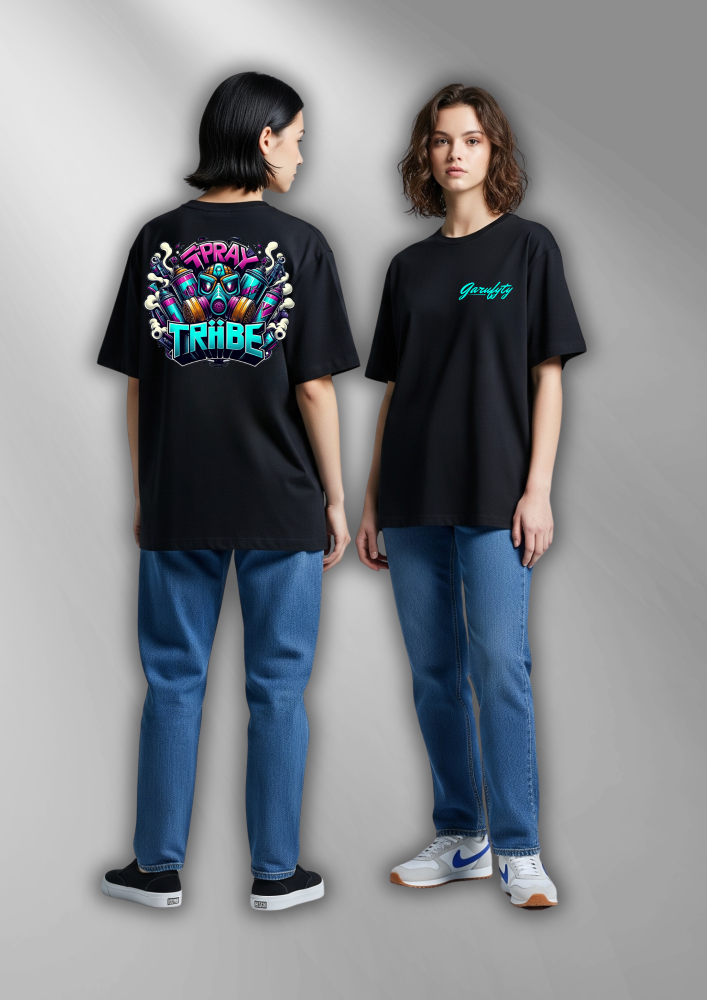 Camiseta manga corta Unisex Spray Tribe