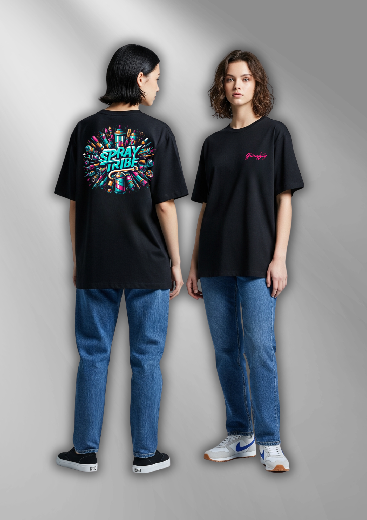 Camiseta manga corta Unisex Spray Tribe2.0