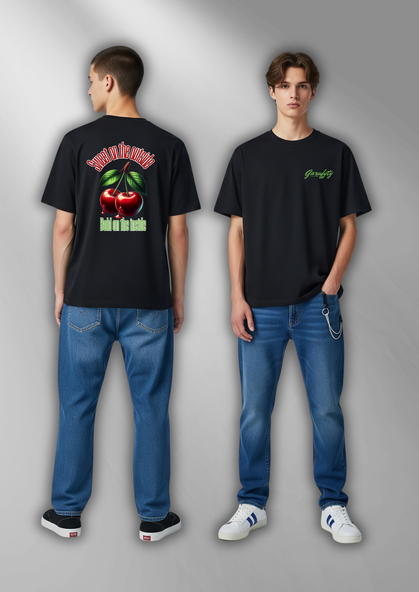 Camiseta manga corta Unisex Cherry Attitude