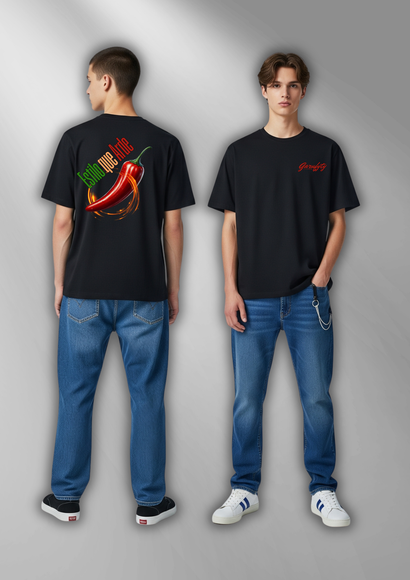 Camiseta manga corta Unisex Chili Pepper
