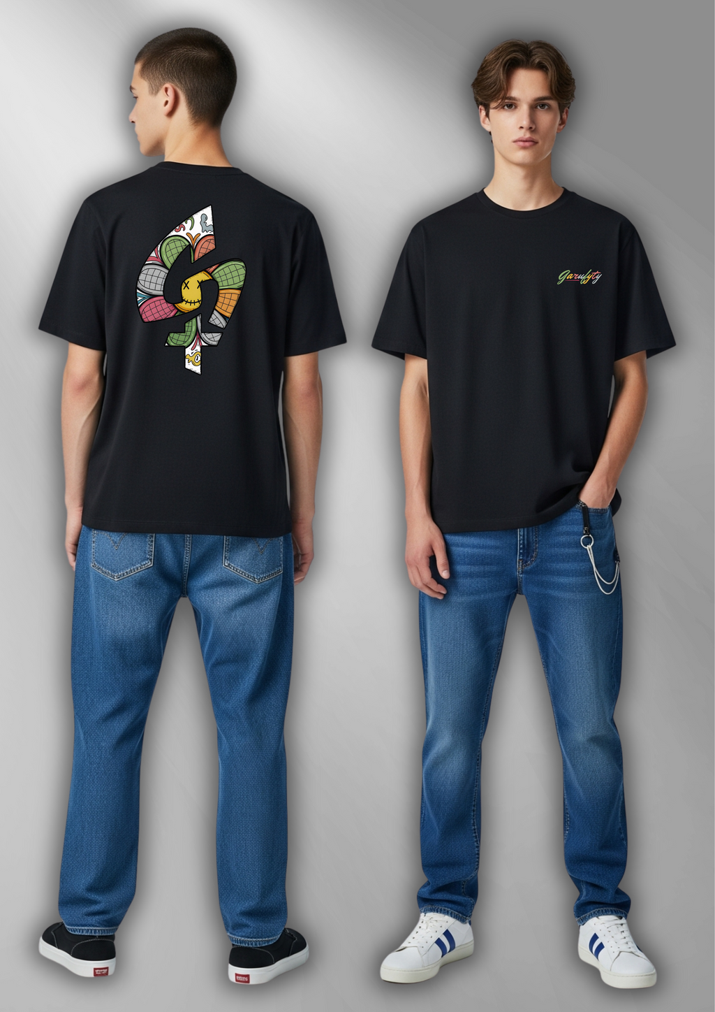 Camiseta Unisex Powell Garufyty – Streetwear gráfico con sello rebelde