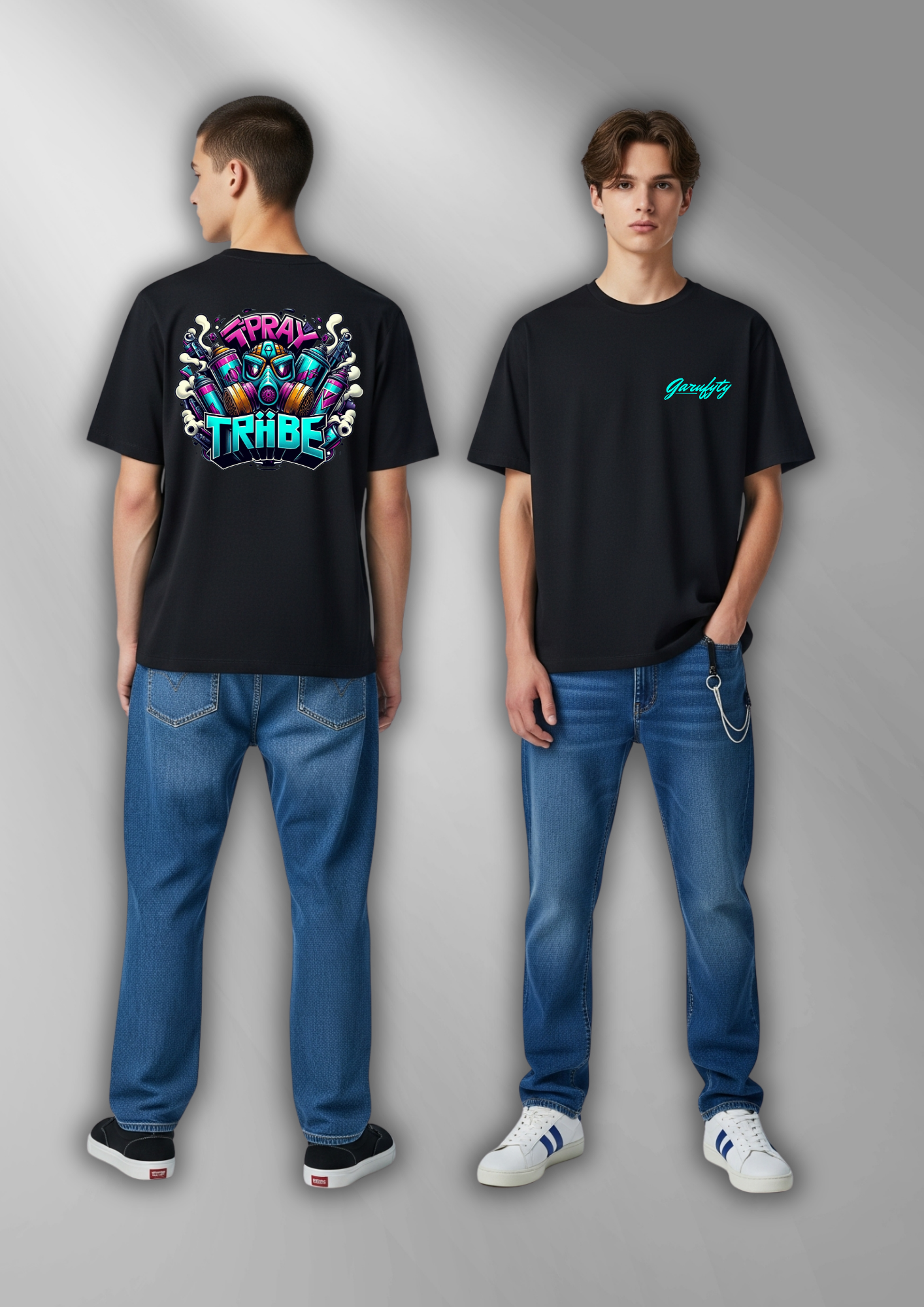 Camiseta manga corta Unisex Spray Tribe