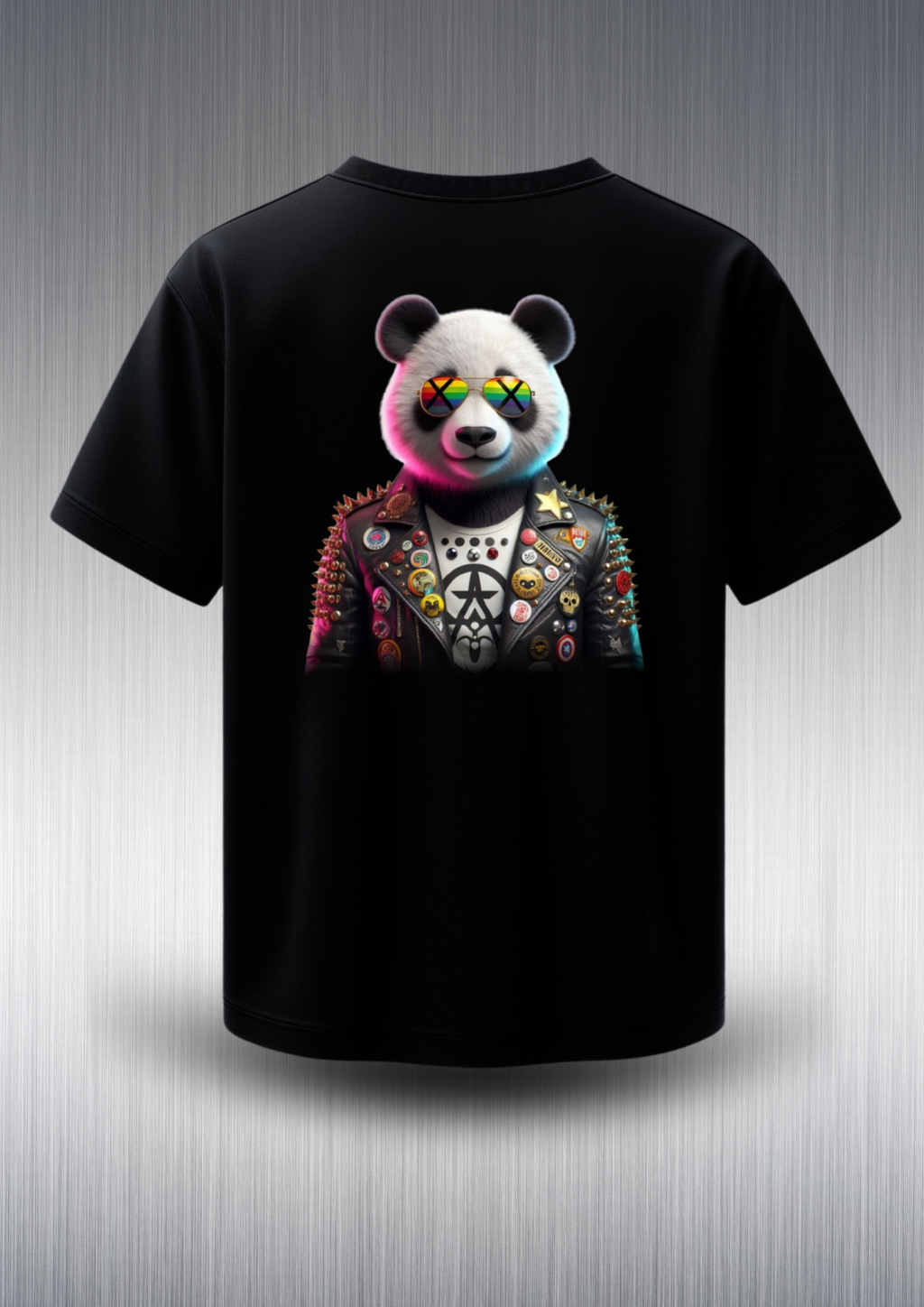 Camiseta manga corta Unisex Rainbow Panda SS25