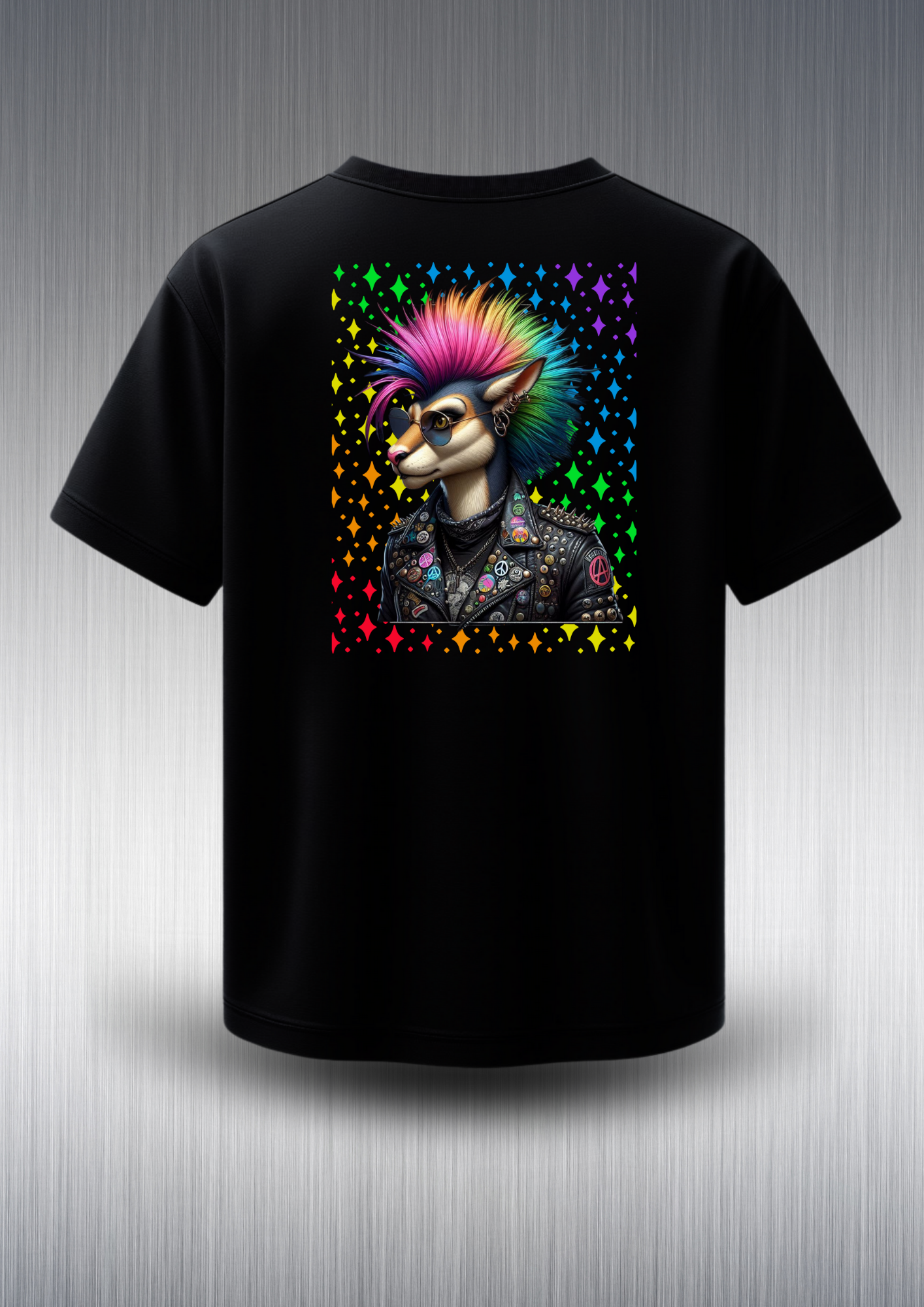 Camiseta manga corta Unisex Starry Cat