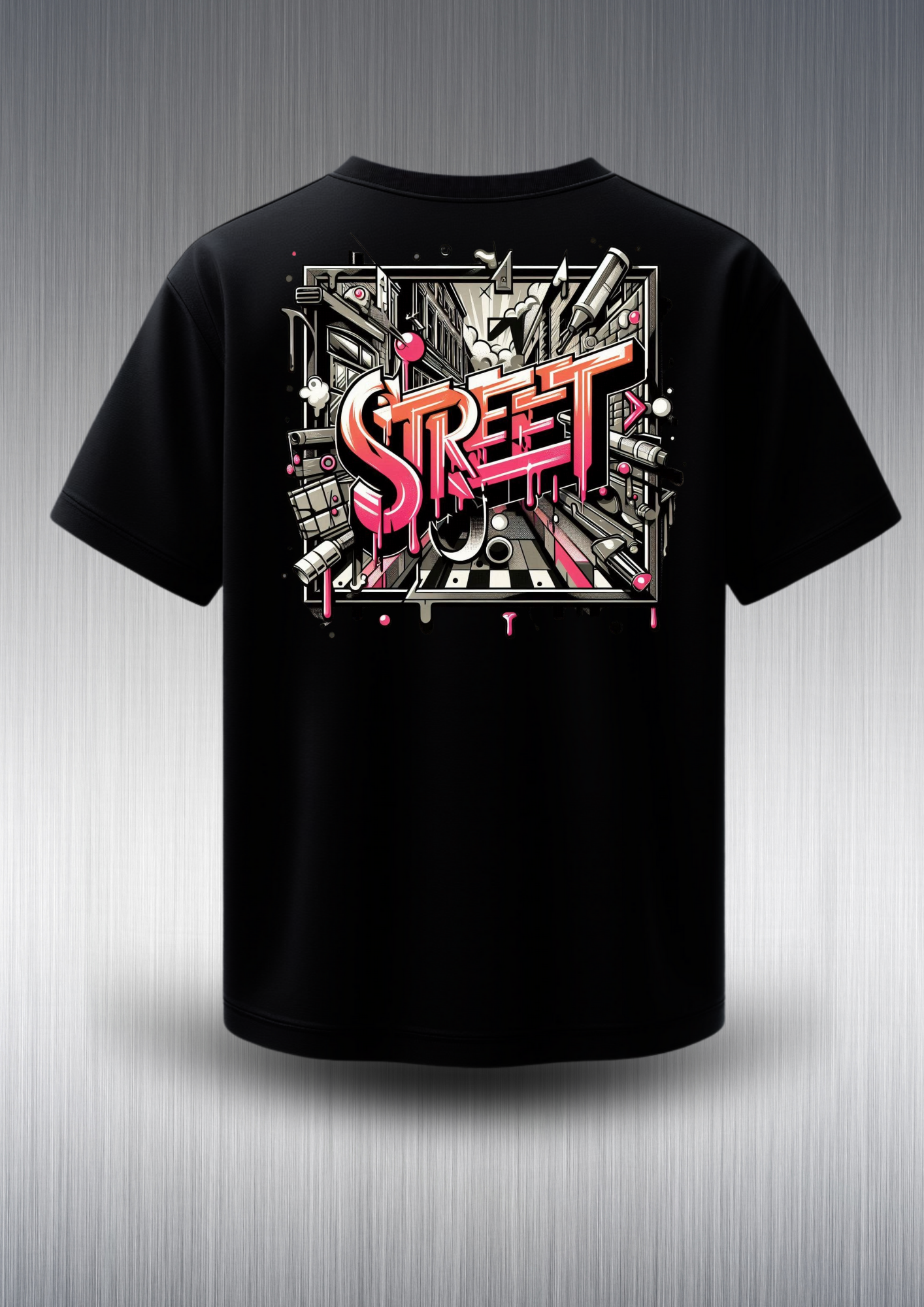 Camiseta manga corta Unisex Street Graffiti