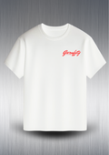 Camiseta manga corta Unisex Basic 1 Logo rojo