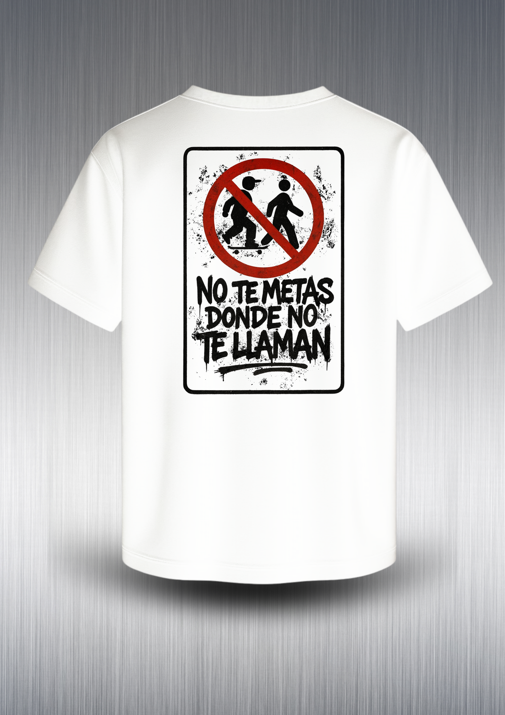 Camiseta Unisex No te metas Garufyty – Streetwear con mensaje rebelde